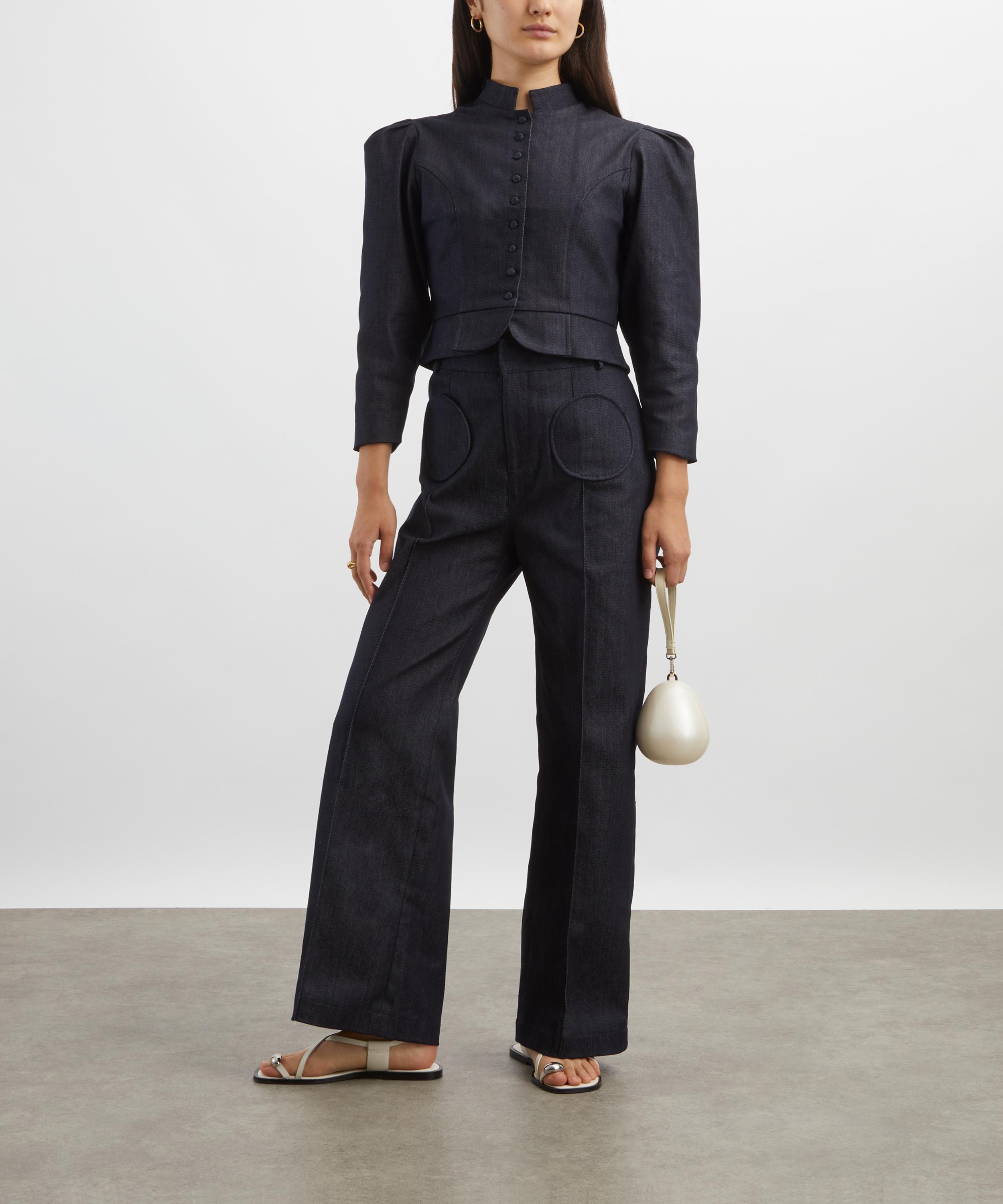 Destree - Olafur Denim Flared Trousers image number 1
