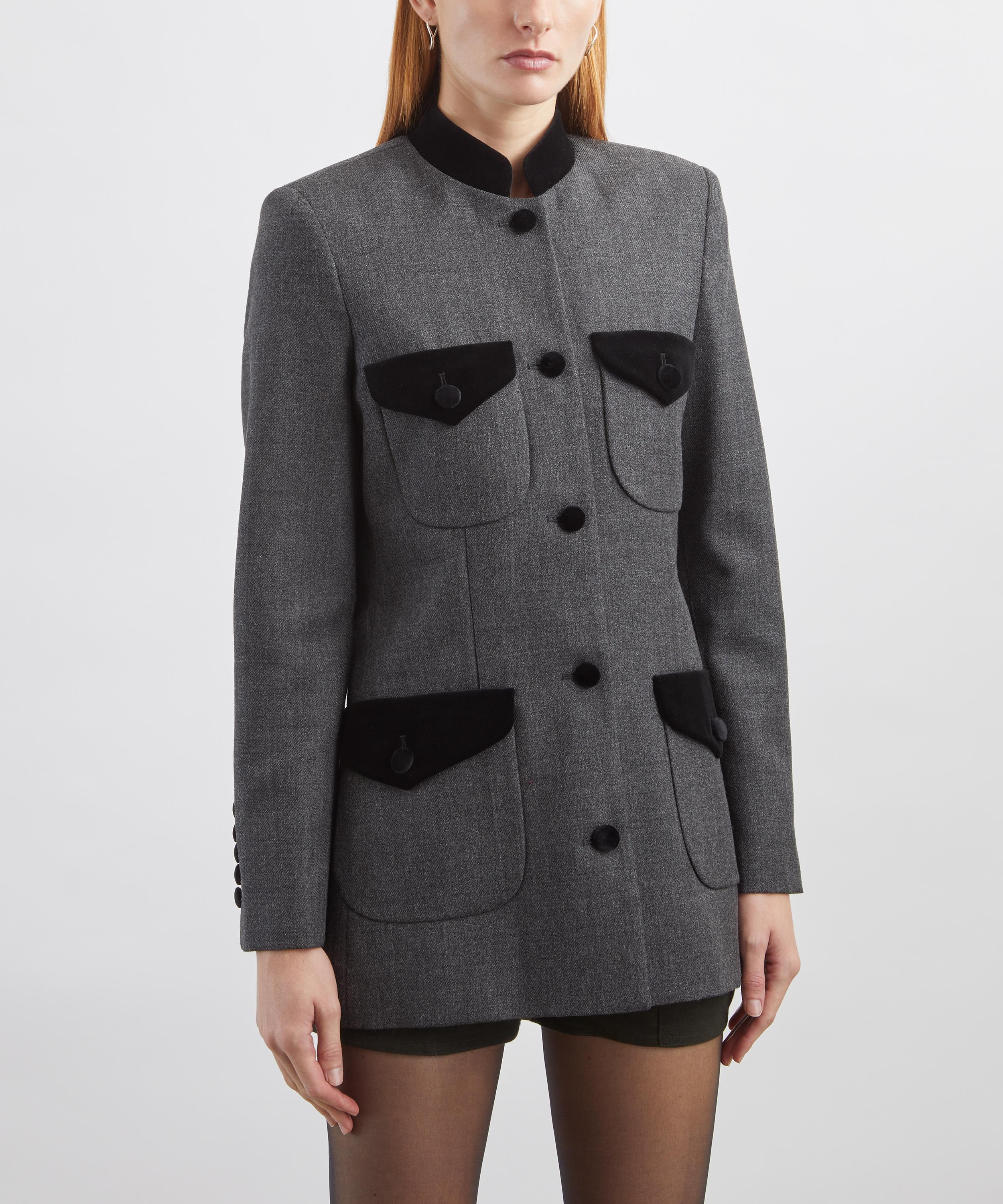 Liberowe - Raja Signature Grey Wool Jacket image number 2