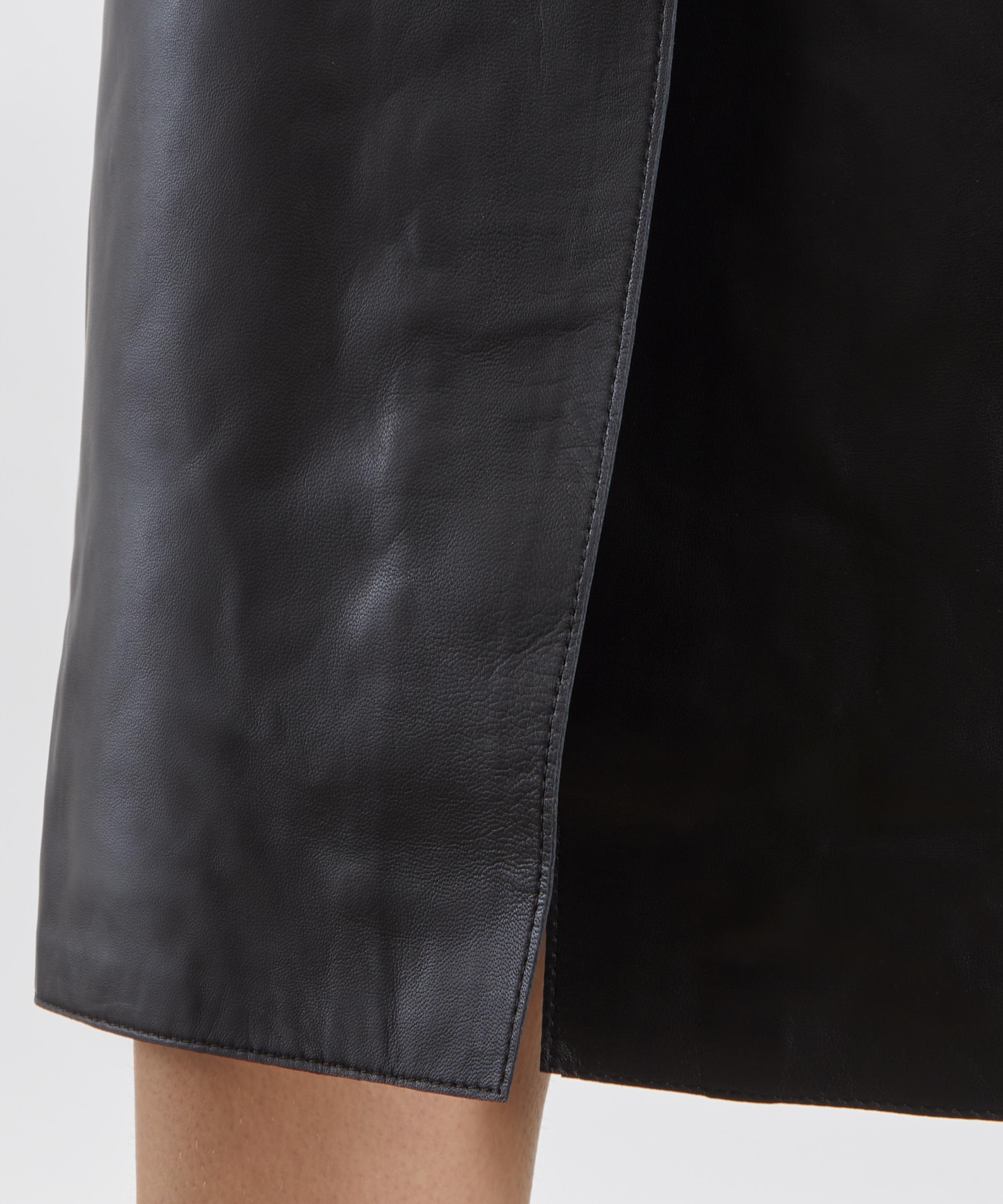 Liberowe - Maha Leather Midi Skirt image number 4