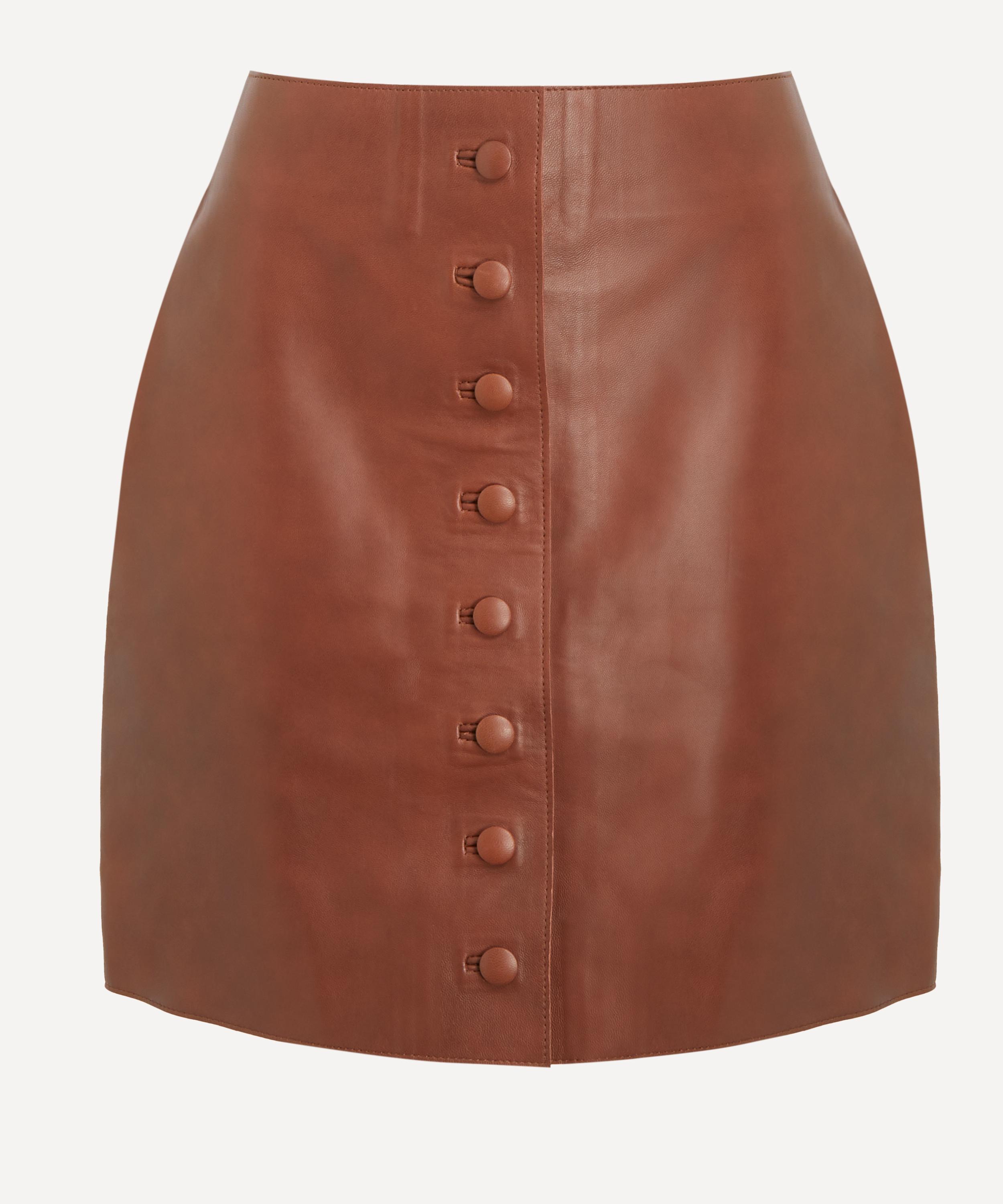 Liberowe - Maha Leather Mini Skirt image number 0