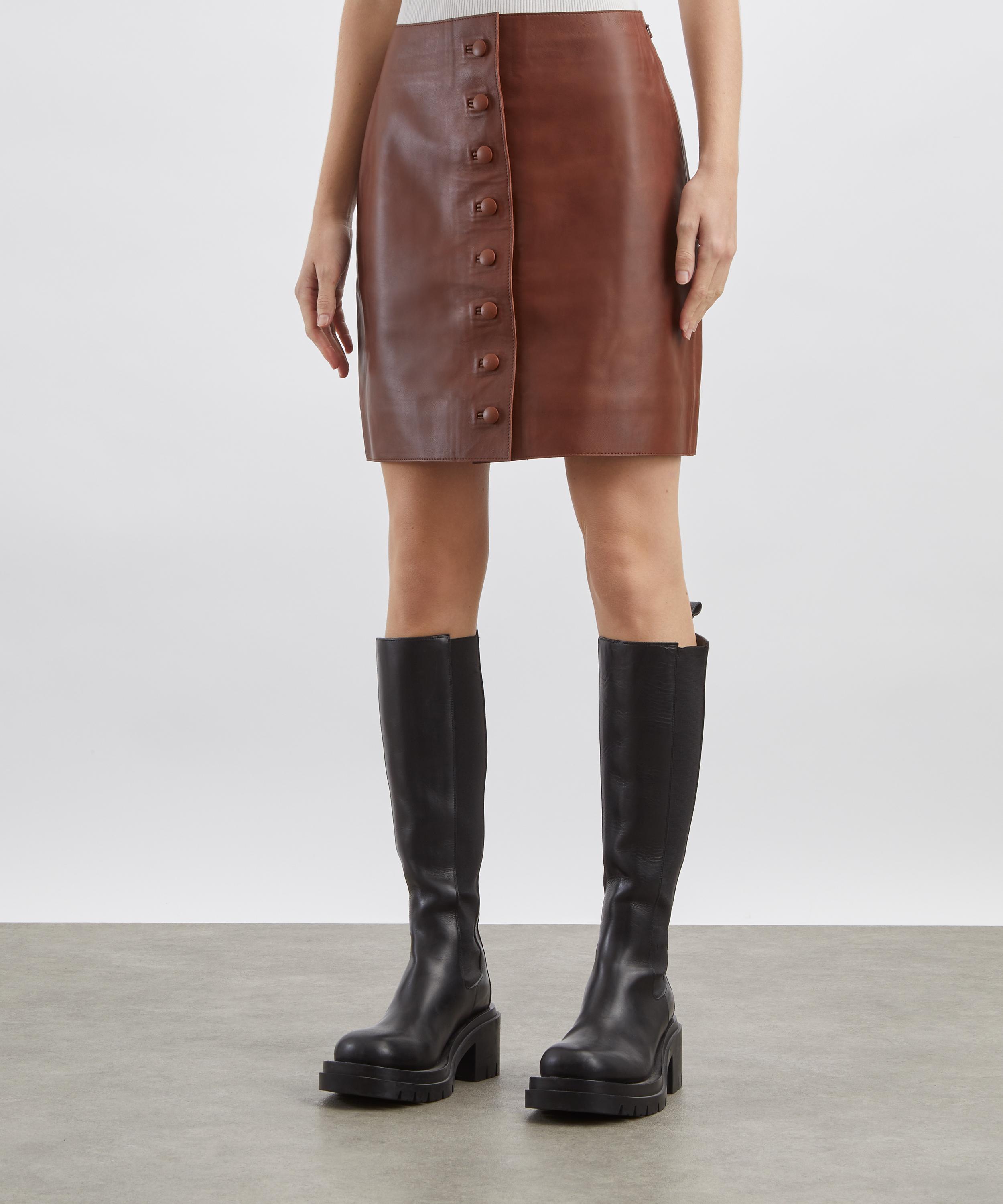 Liberowe - Maha Leather Mini Skirt image number 2