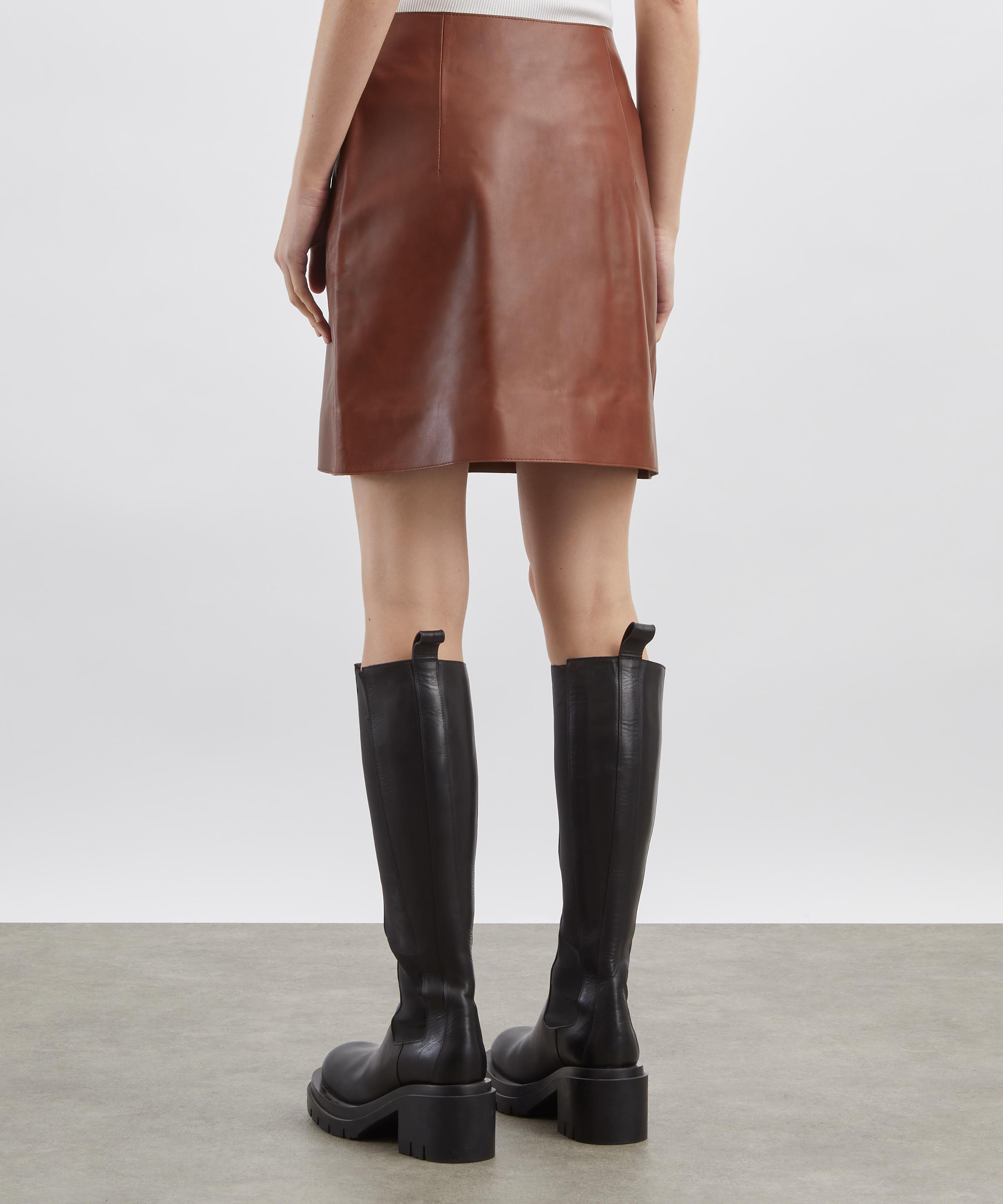 Liberowe - Maha Leather Mini Skirt image number 3