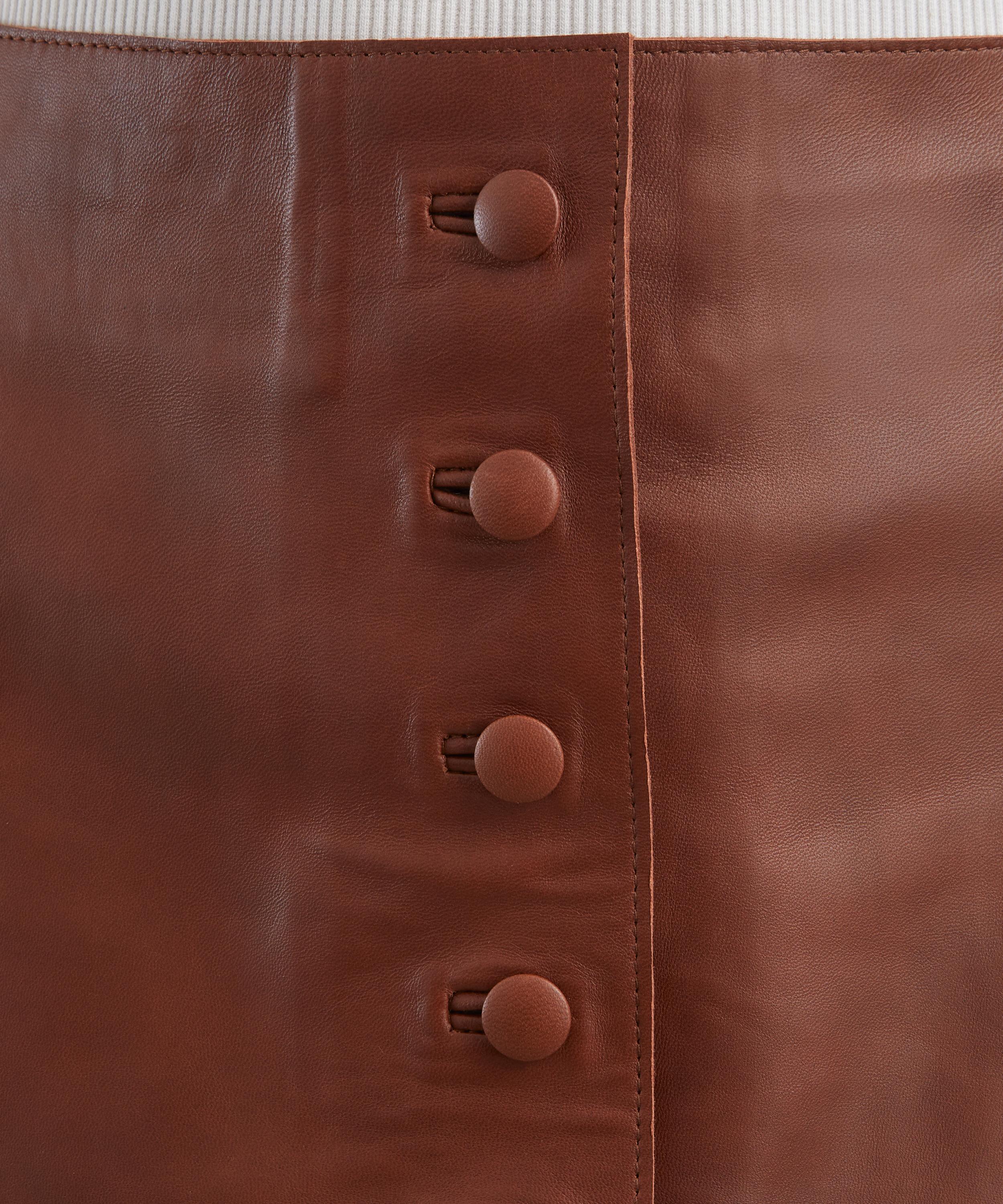 Liberowe - Maha Leather Mini Skirt image number 4