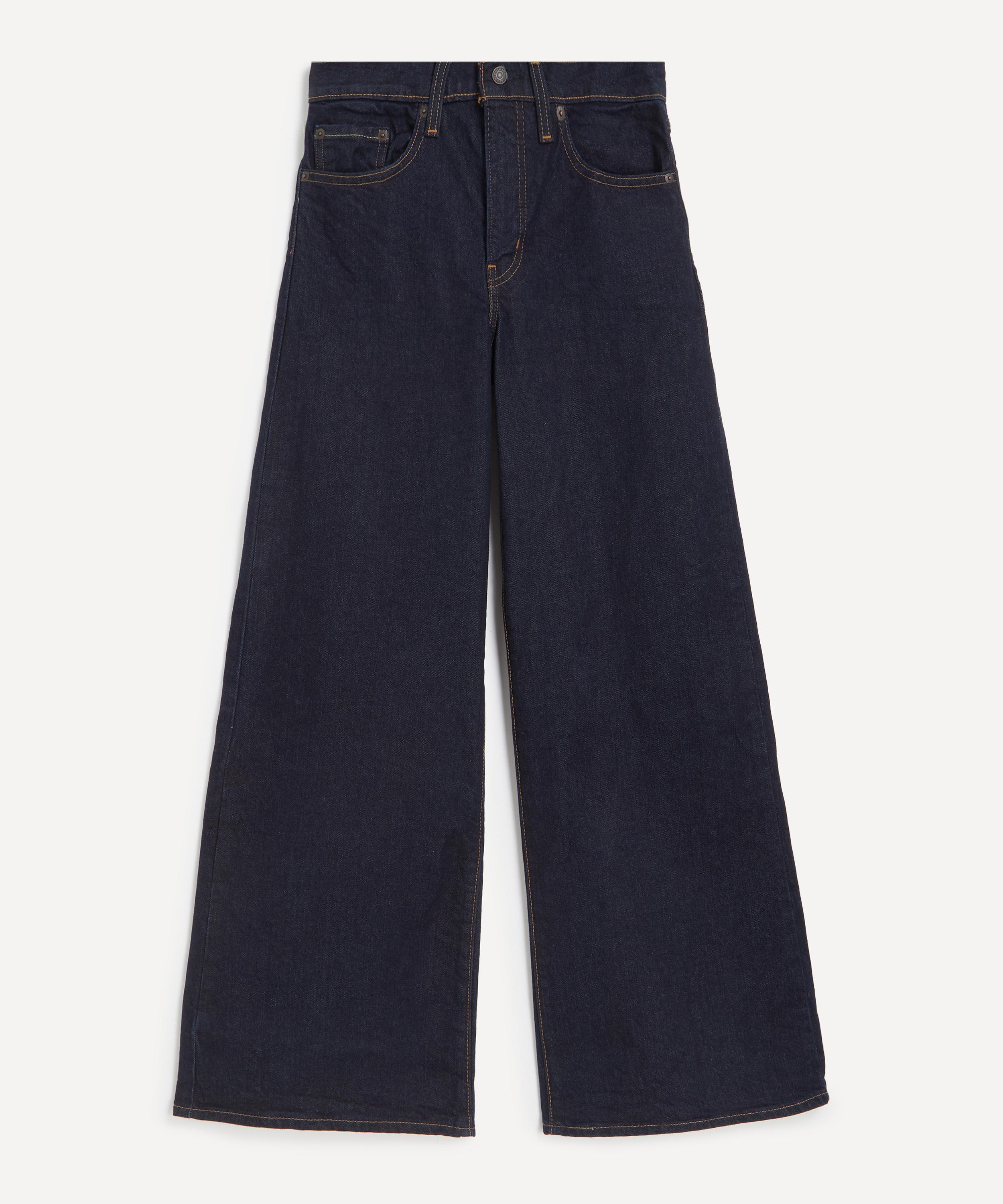 Levi's - 728 High Rise Wide-Leg Jeans in Retro Rinse image number 0
