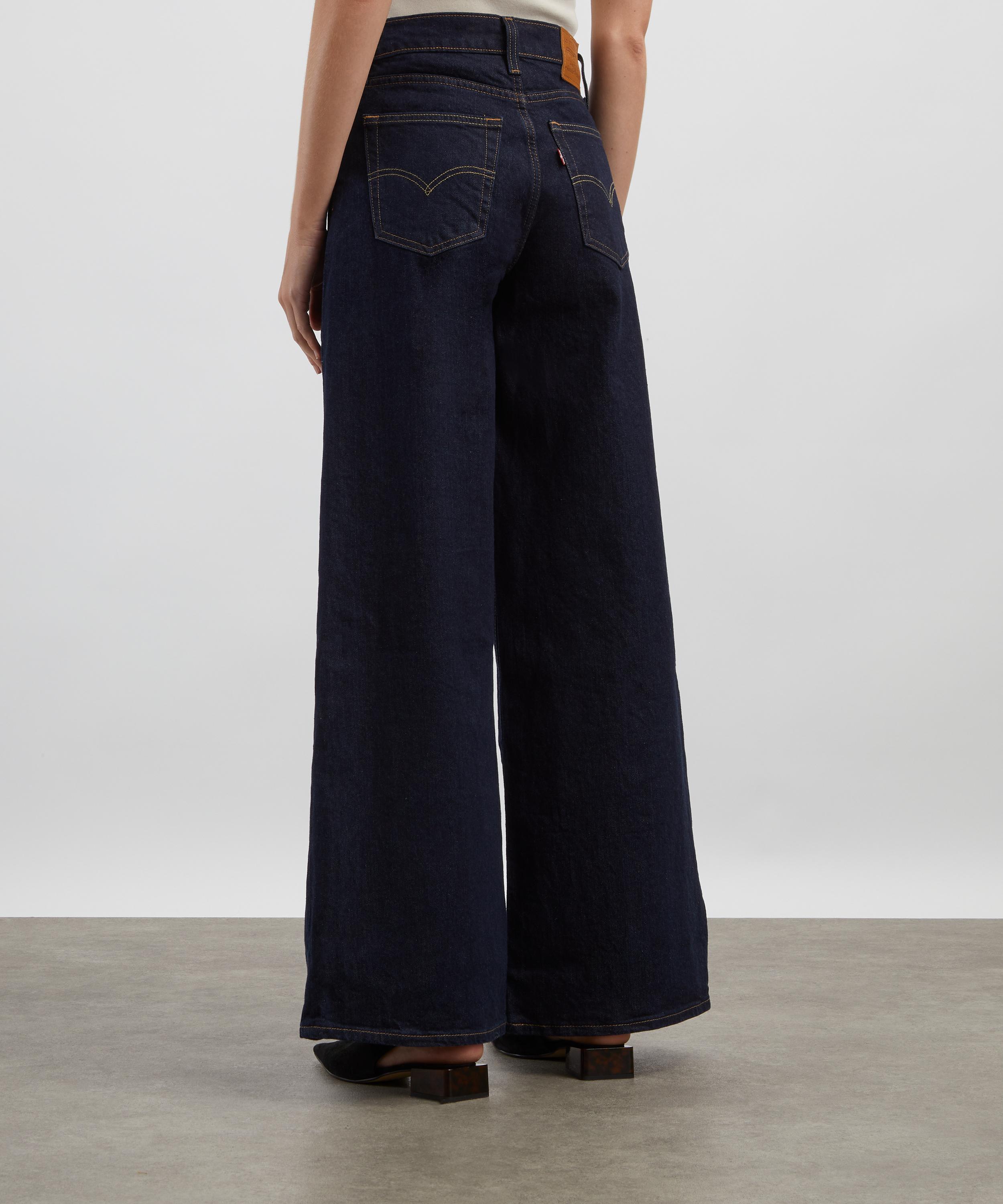 Levi's - 728 High Rise Wide-Leg Jeans in Retro Rinse image number 3