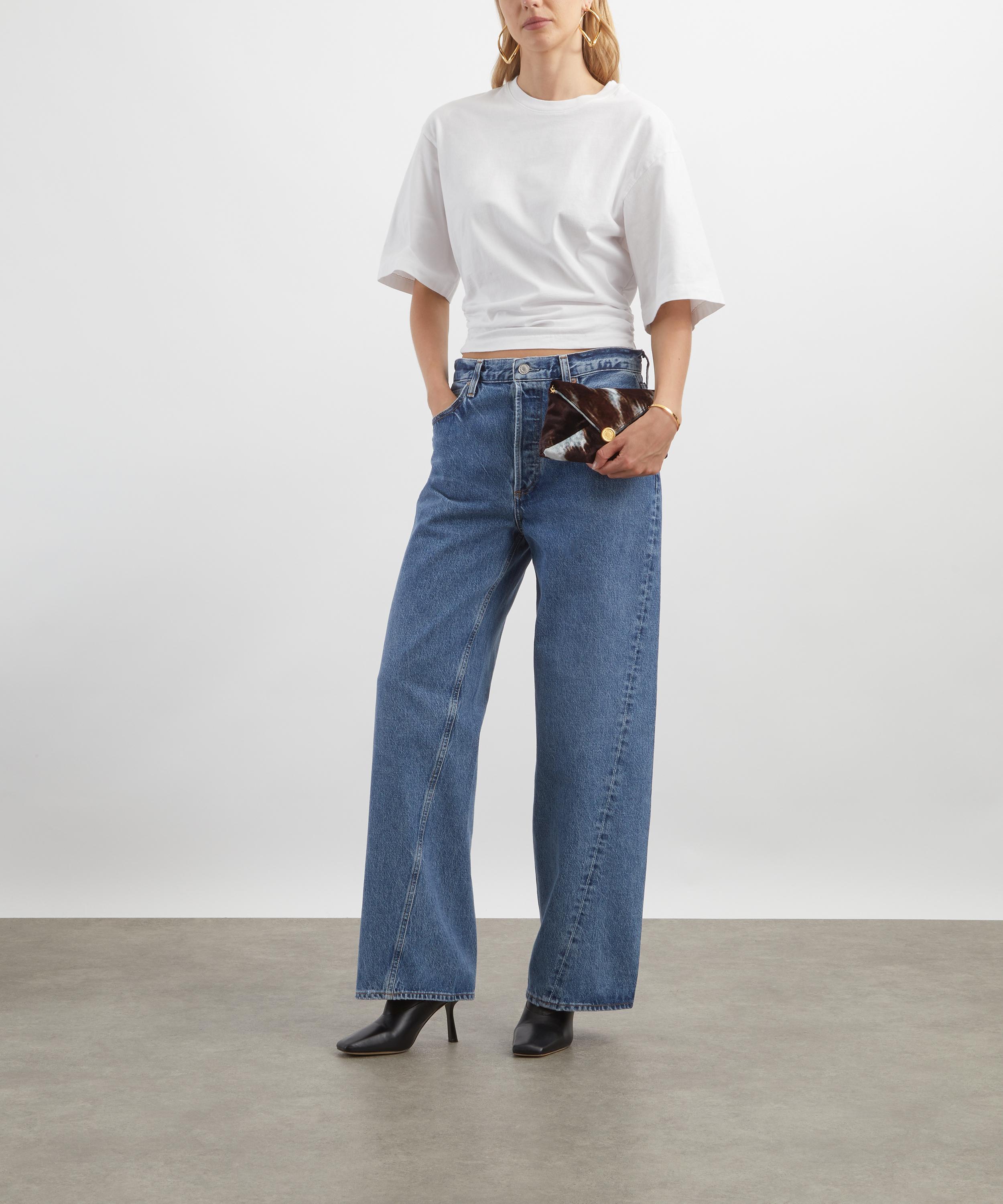 AGOLDE - Twist Low Slung Baggy Jeans in Myth image number 1
