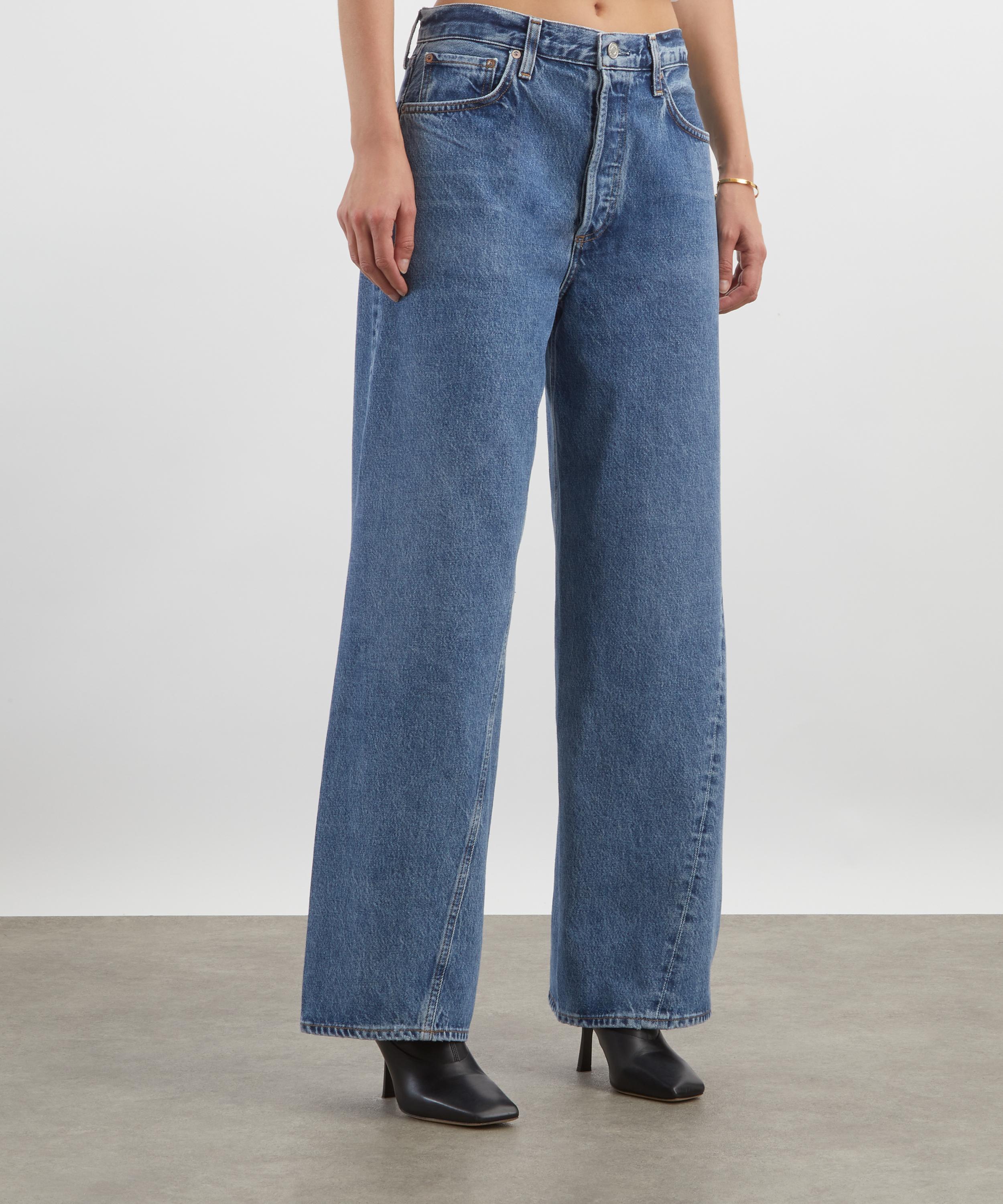 AGOLDE - Twist Low Slung Baggy Jeans in Myth image number 2