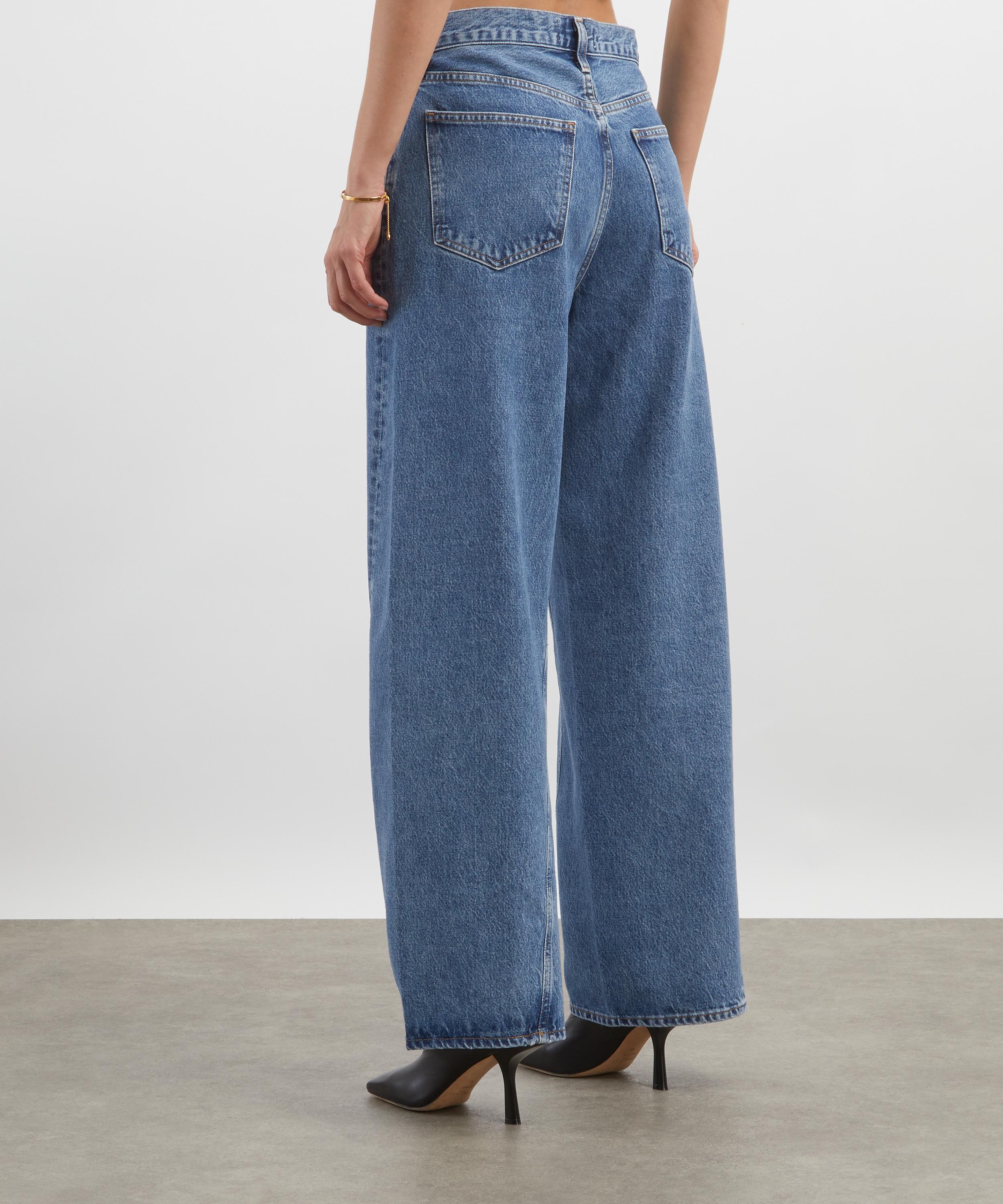 AGOLDE - Twist Low Slung Baggy Jeans in Myth image number 3