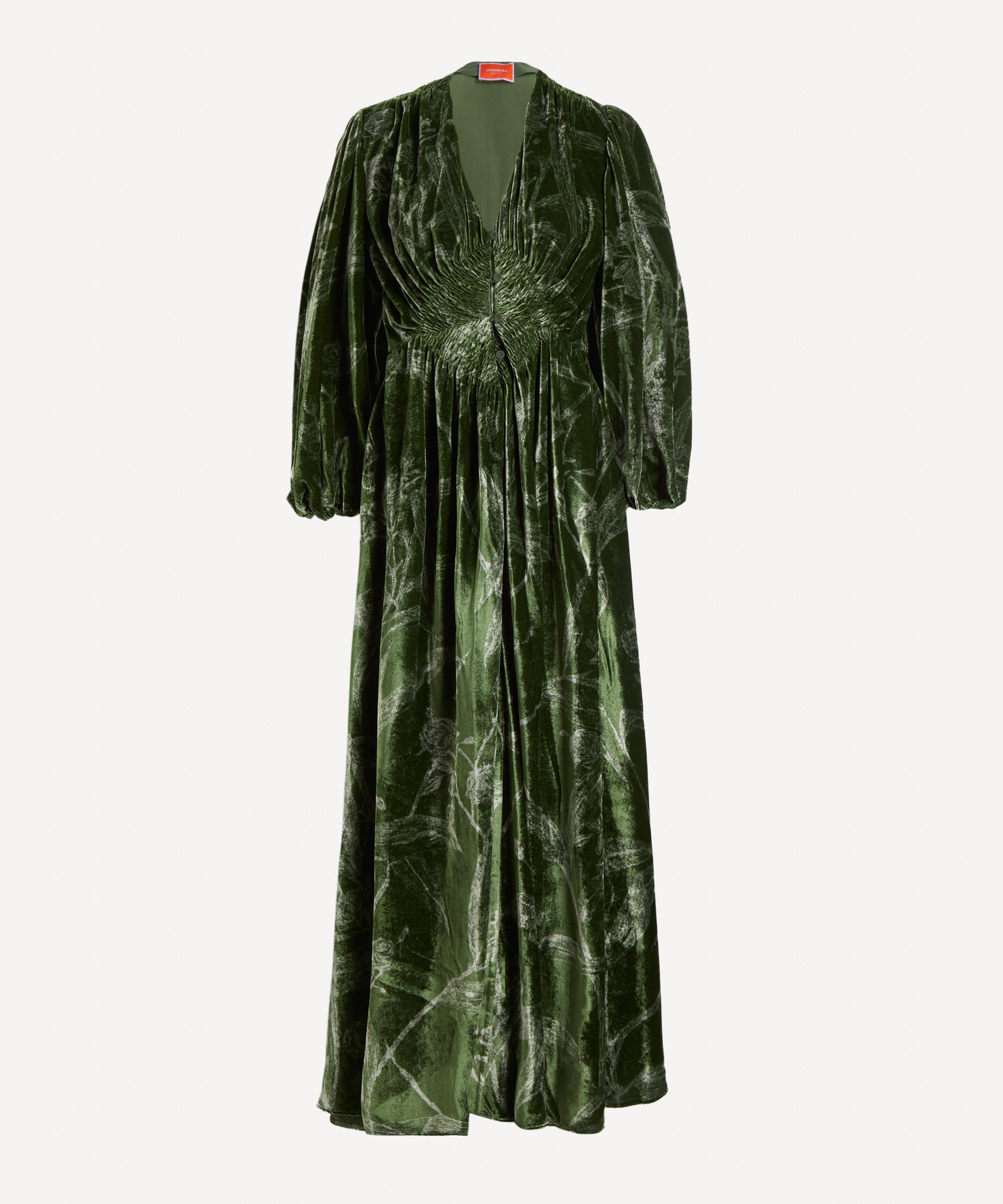 La DoubleJ - Camerino Velvet Maxi Dress
