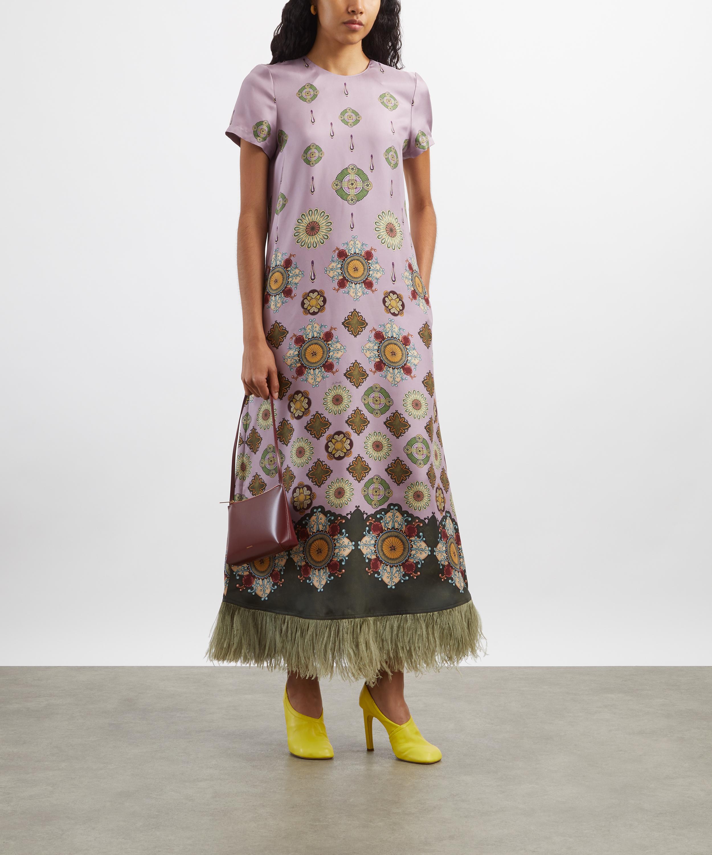 La DoubleJ - Nucleus Plac&eacute;e Dusty Pink Swing Dress image number 1