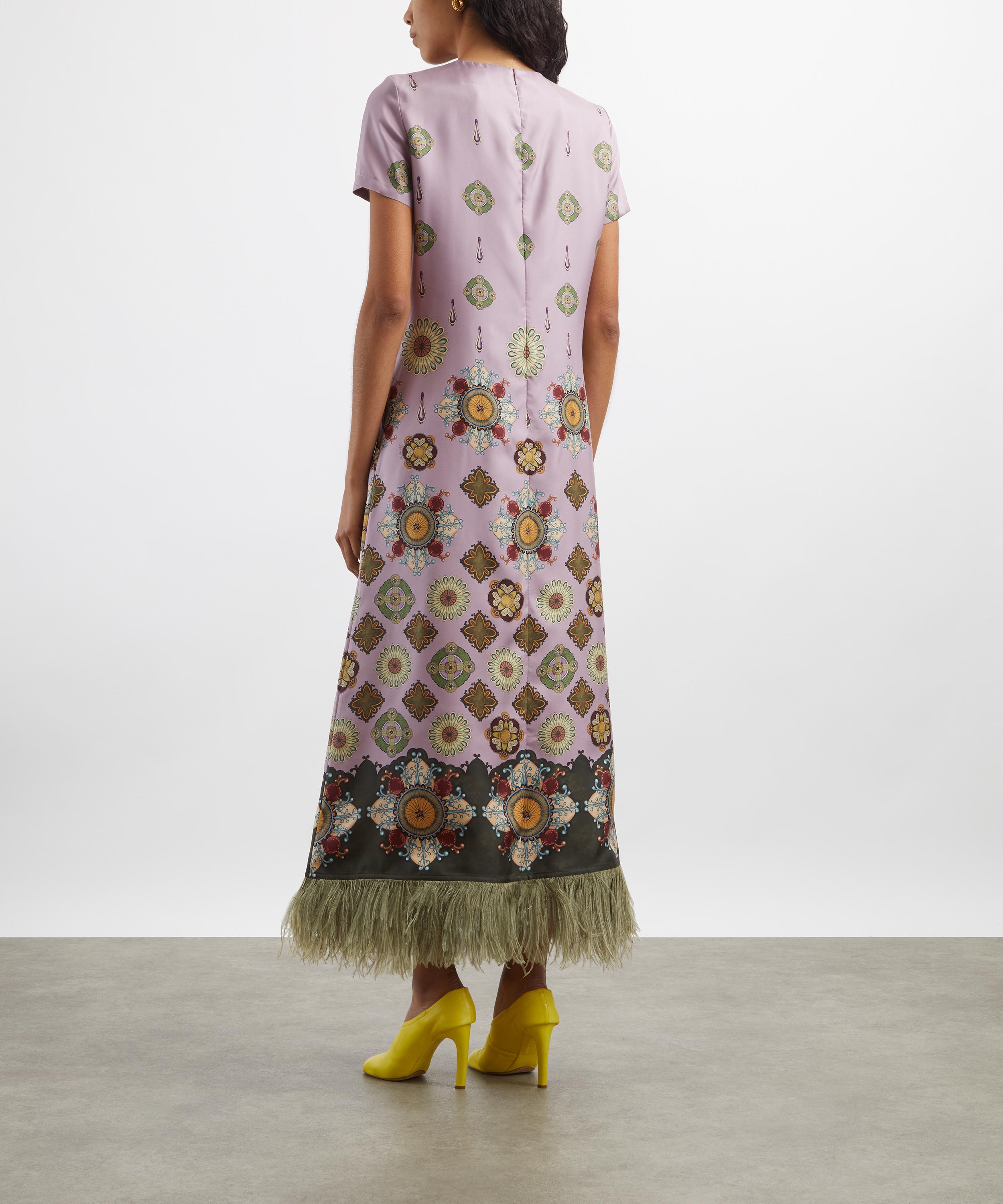 La DoubleJ - Nucleus Plac&eacute;e Dusty Pink Swing Dress image number 3