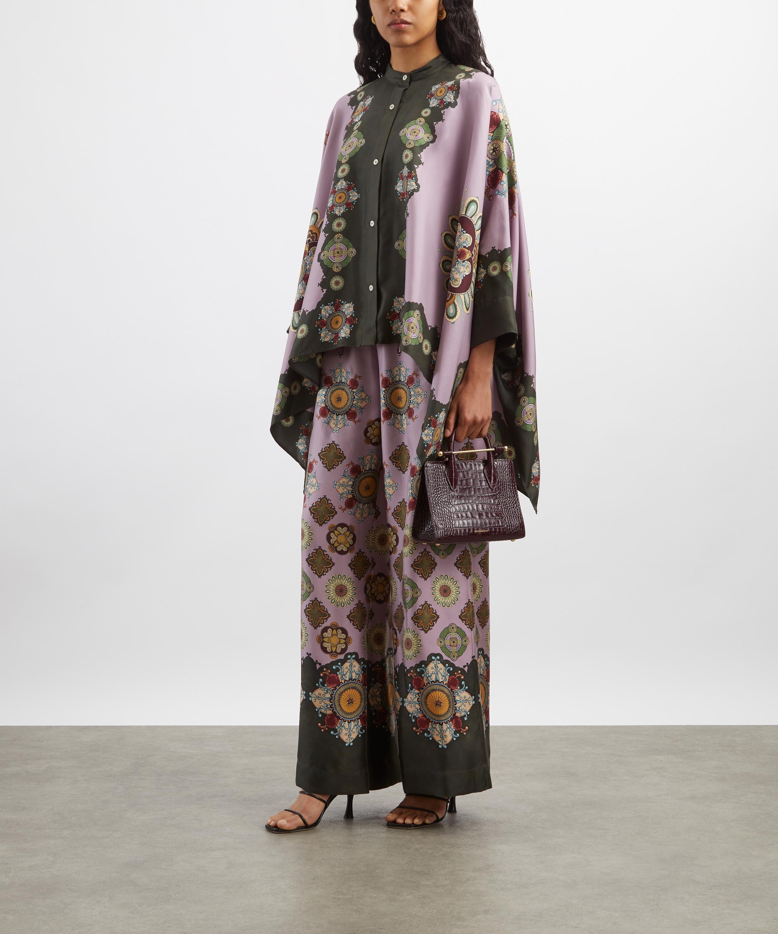 La DoubleJ - Foulard Nucleus Placée Dusty Pink Silk Shirt image number 1