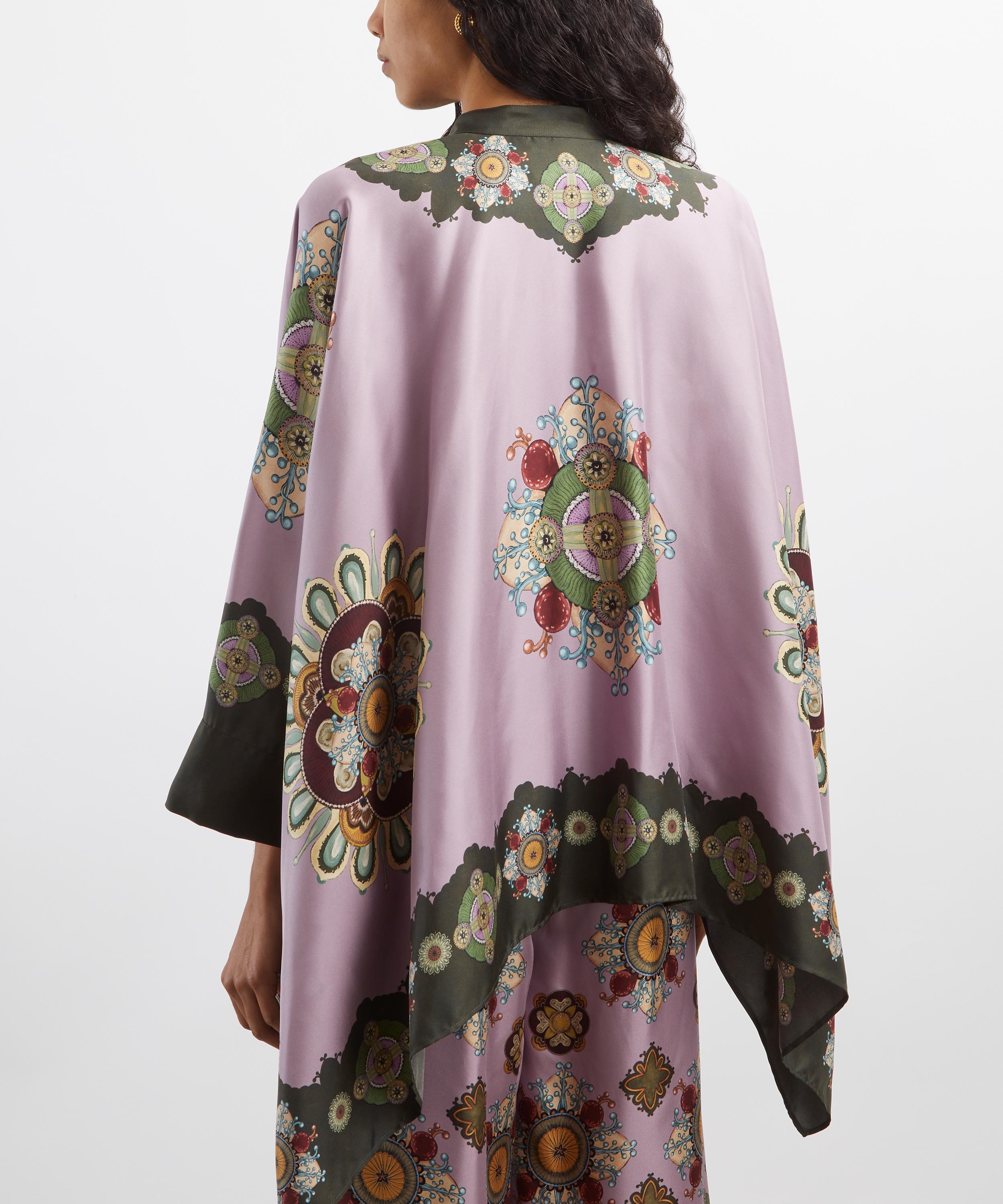 La DoubleJ - Foulard Nucleus Placée Dusty Pink Silk Shirt image number 3