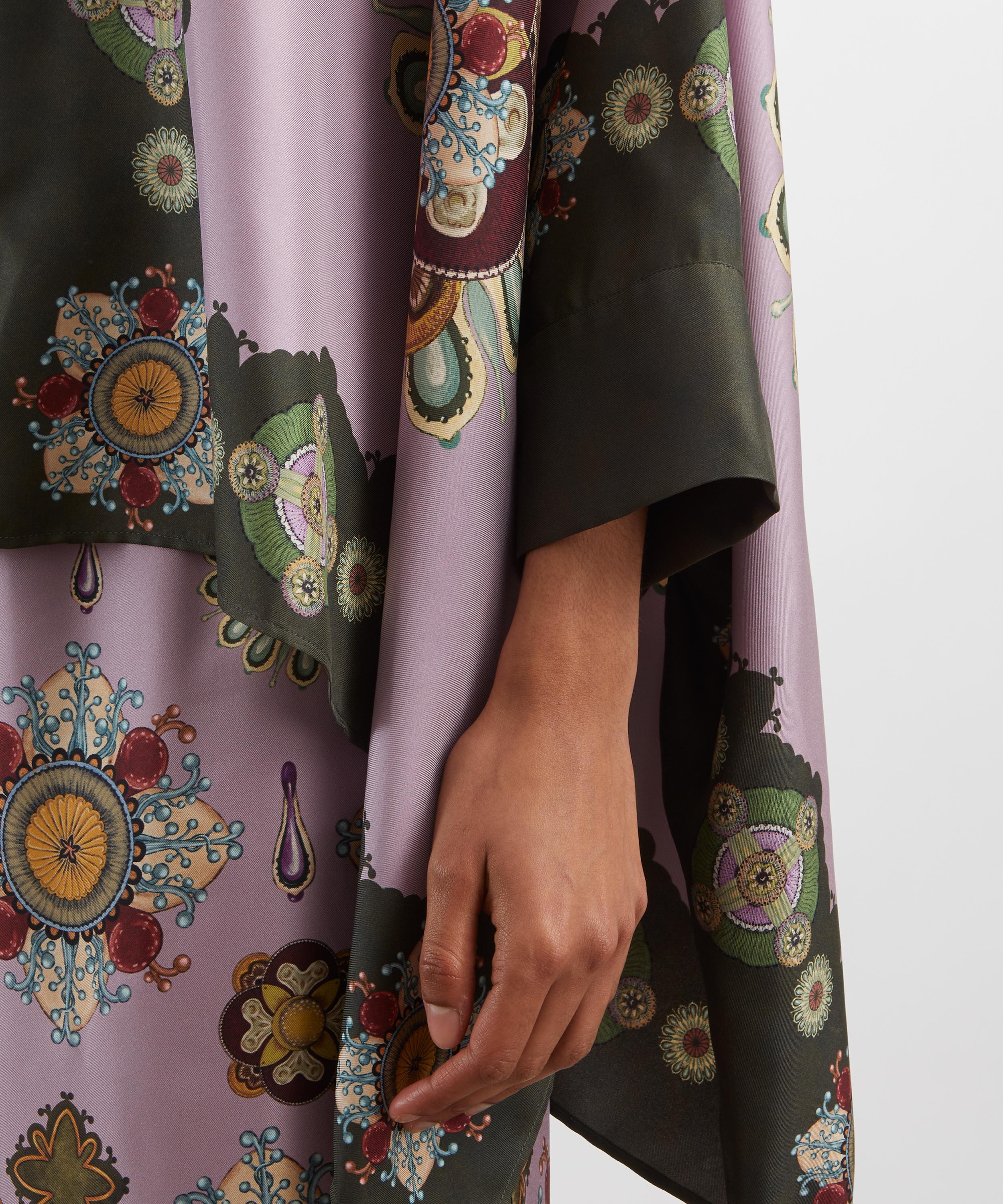 La DoubleJ - Foulard Nucleus Placée Dusty Pink Silk Shirt image number 4