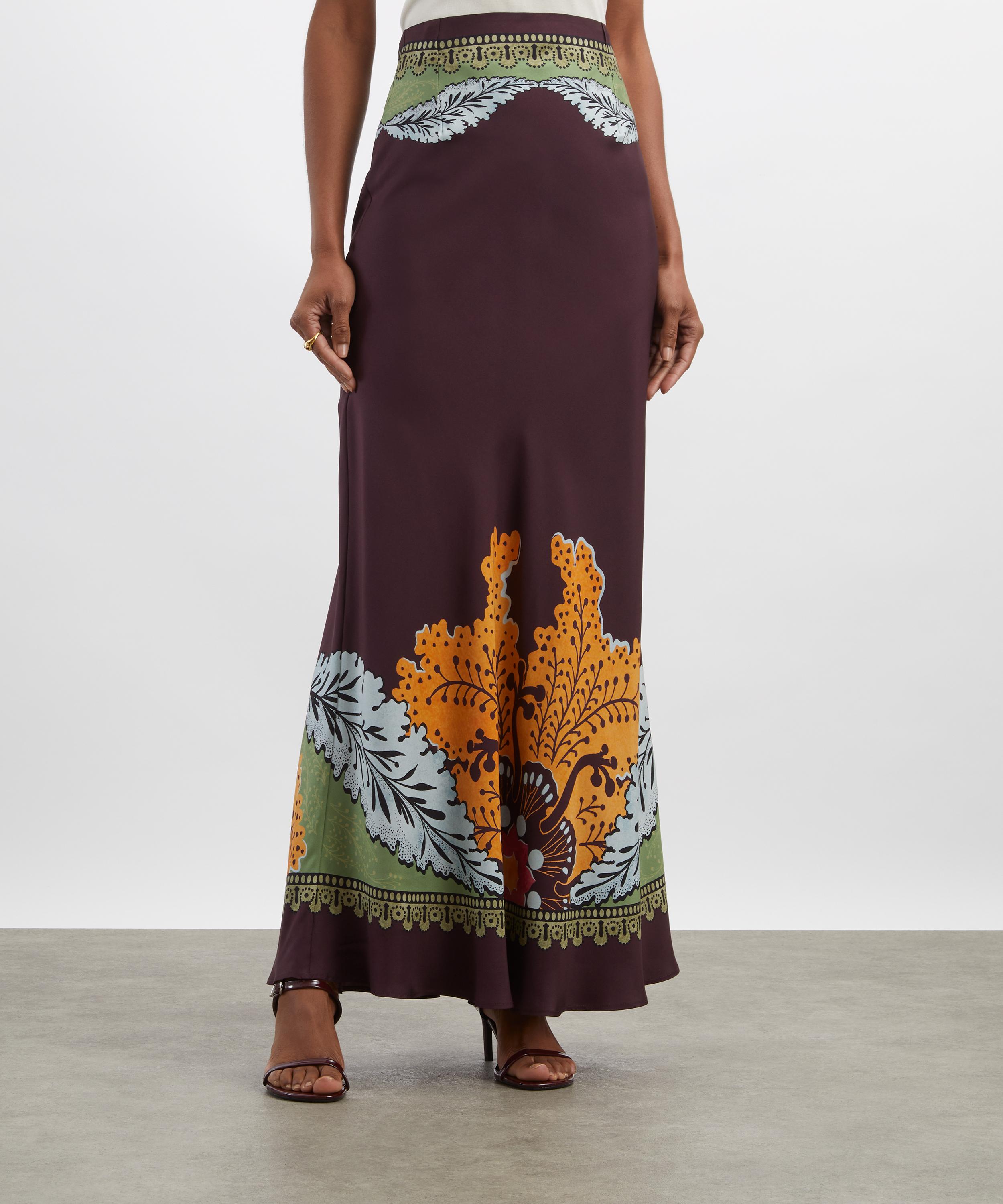 La DoubleJ - Printed Silk Maxi Skirt image number 2