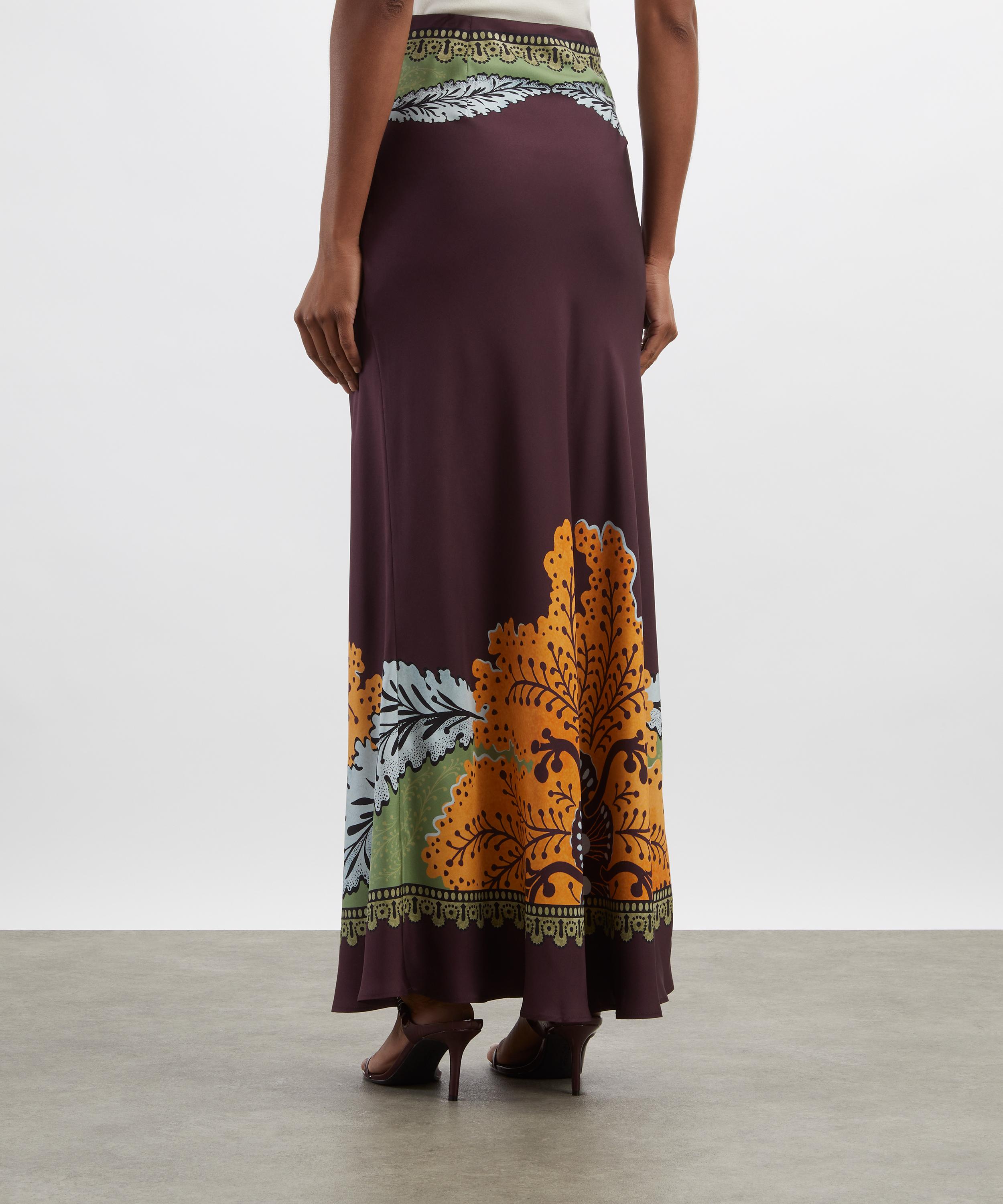 La DoubleJ - Printed Silk Maxi Skirt image number 3
