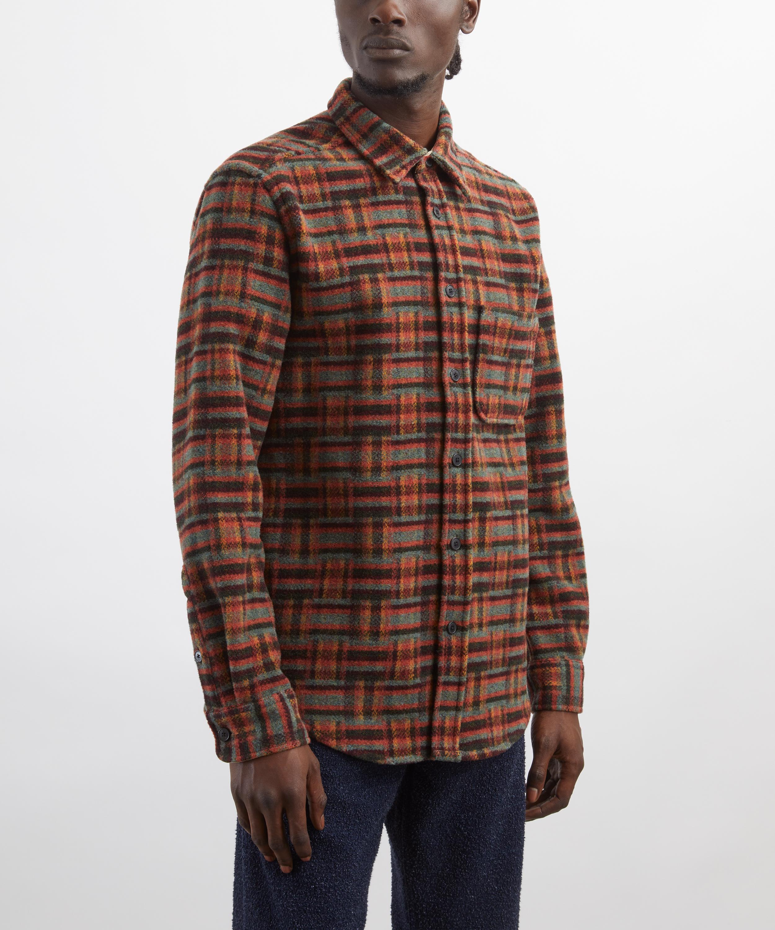 Portuguese Flannel - Geometric Wool Shirt image number 2