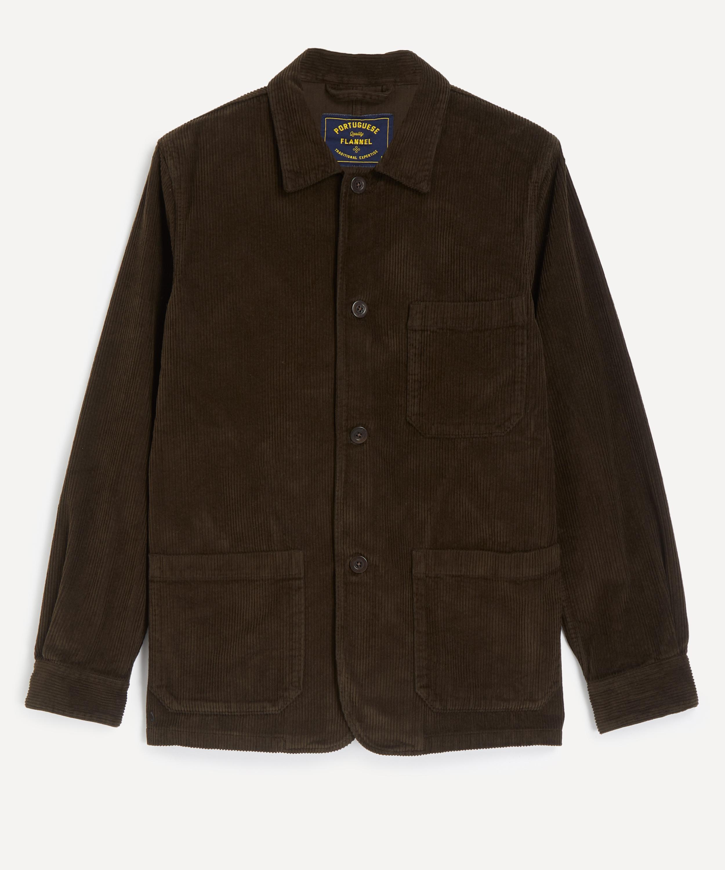 Portuguese Flannel - Olive Labura Cord Jacket