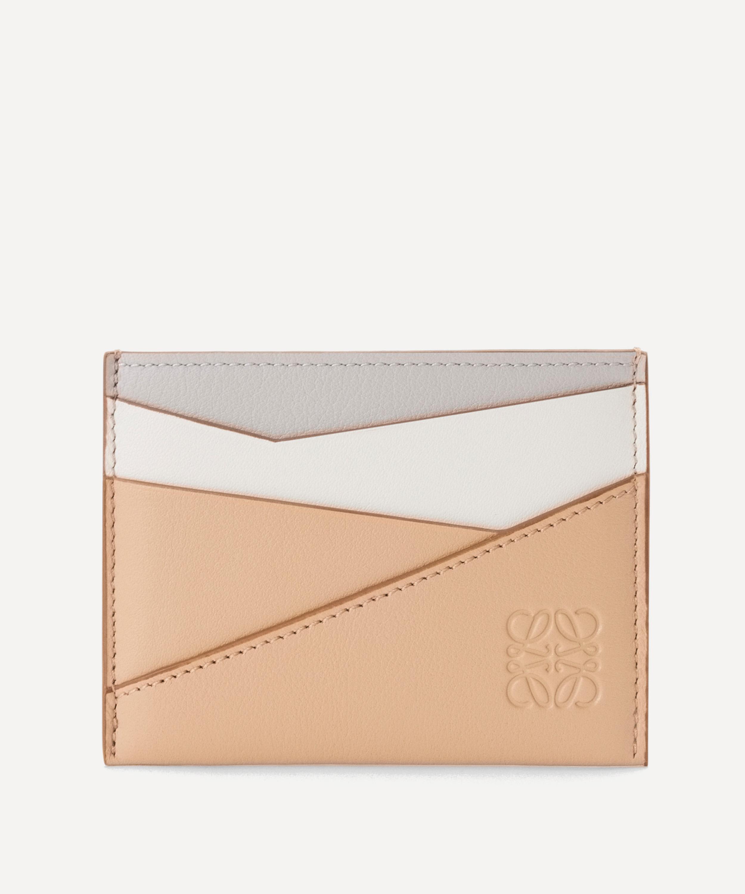 Loewe - Puzzle Plain Ghost Leather Cardholder image number 0