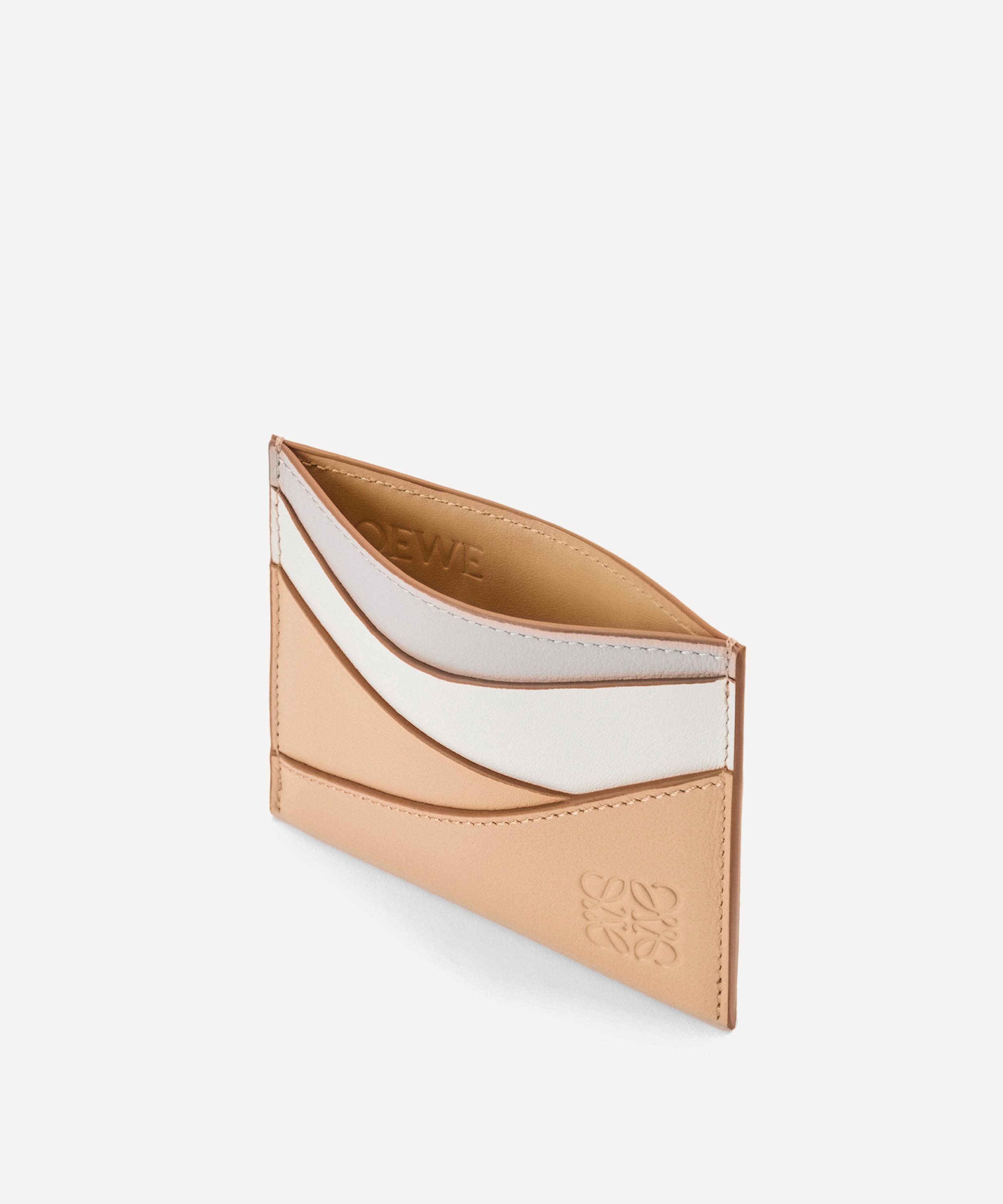 Loewe - Puzzle Plain Ghost Leather Cardholder image number 2