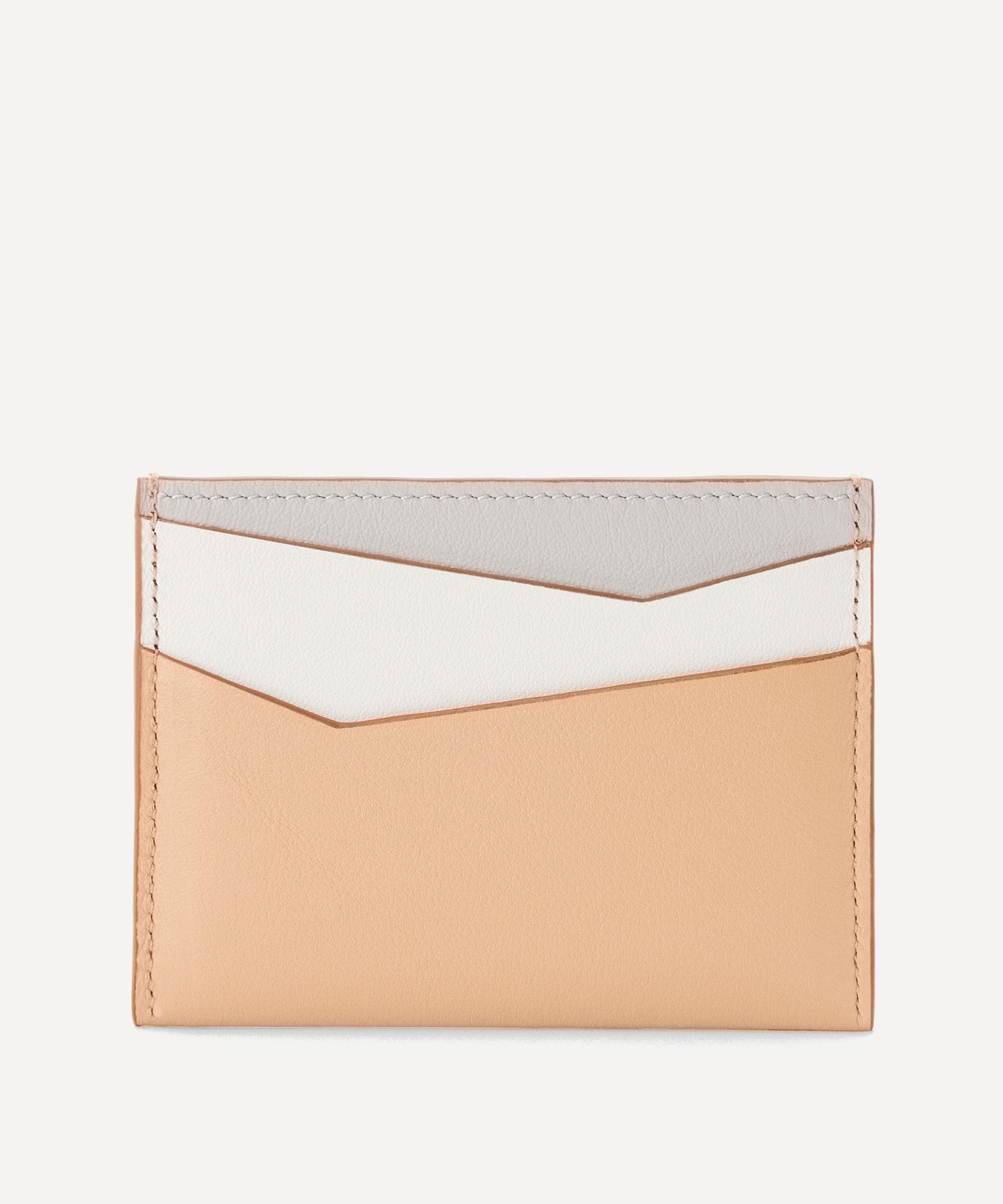 Loewe - Puzzle Plain Ghost Leather Cardholder image number 3