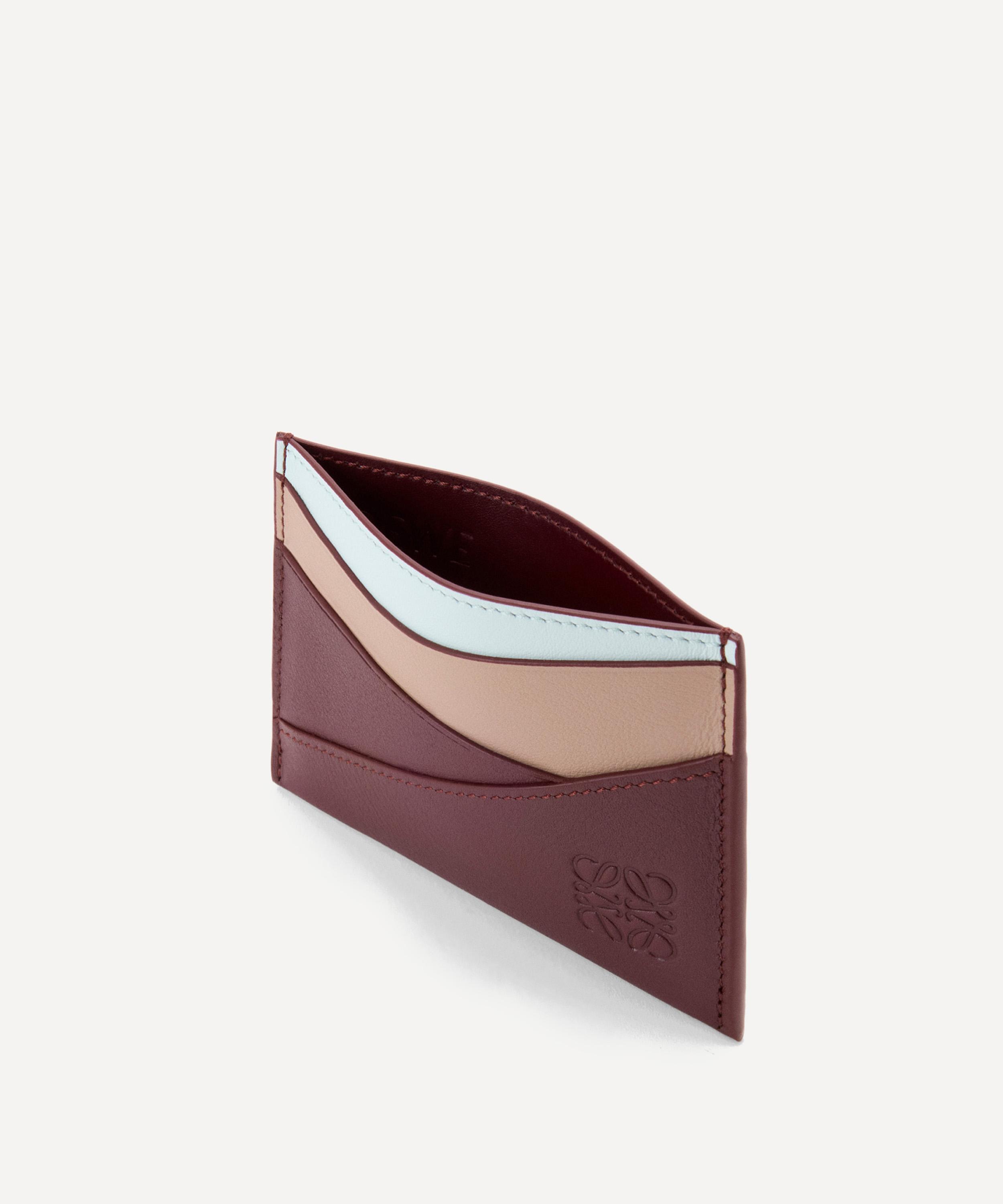 Loewe - Puzzle Plain Frozen Leather Cardholder image number 3