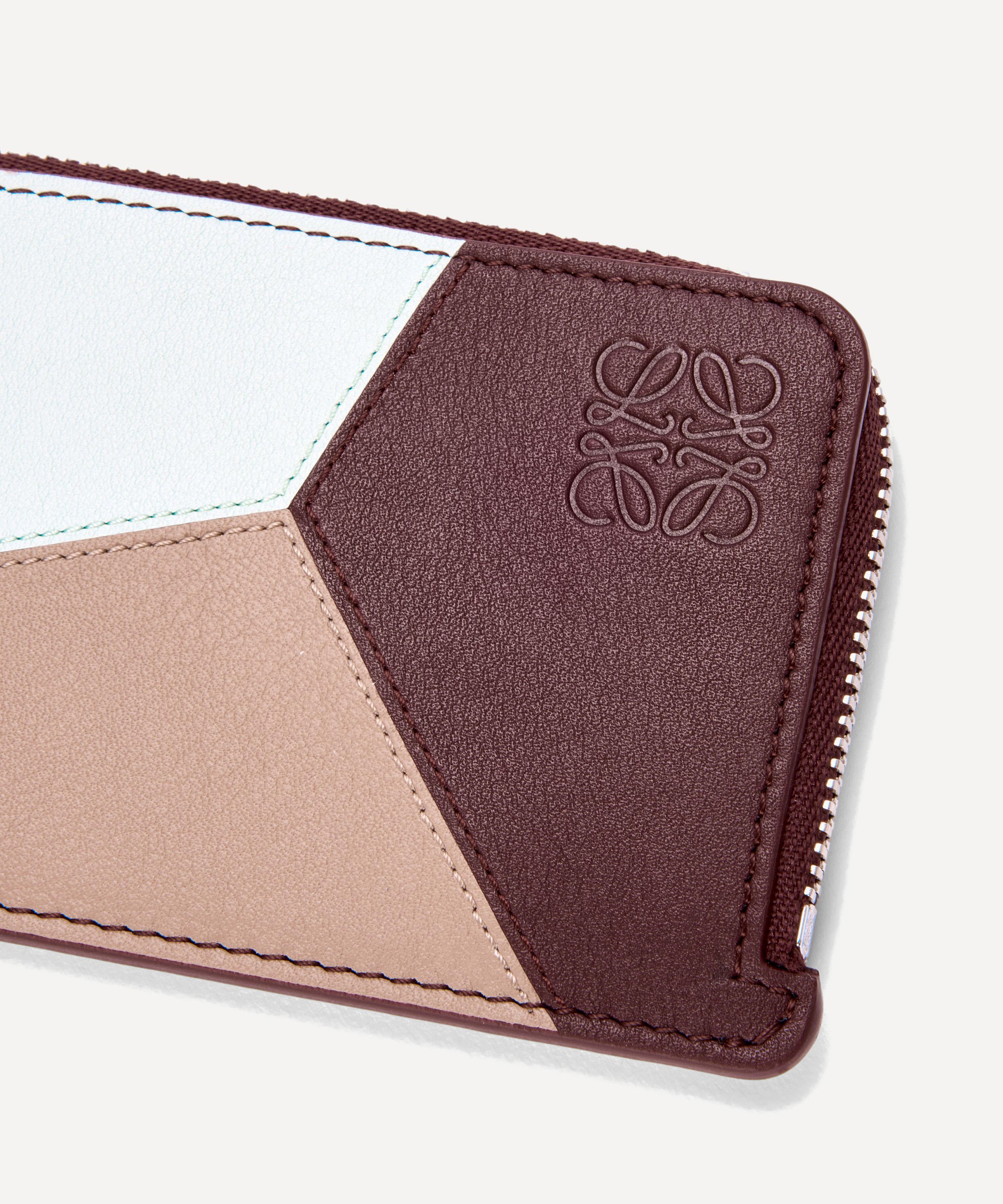 Loewe - Puzzle Frozen Leather Coin Cardholder image number 1