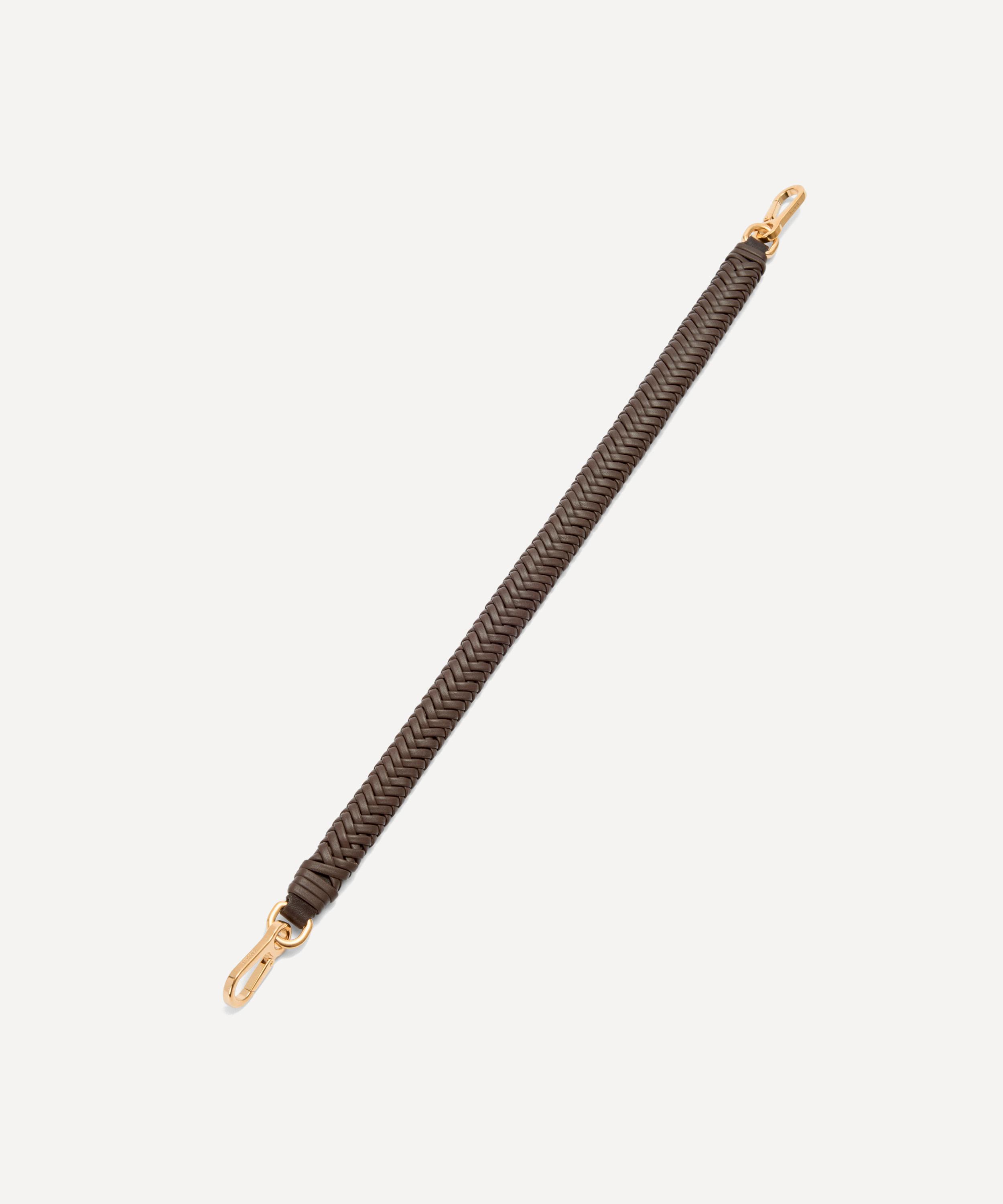 Loewe - Arrow Chocolate Leather Short Bag Strap image number 0