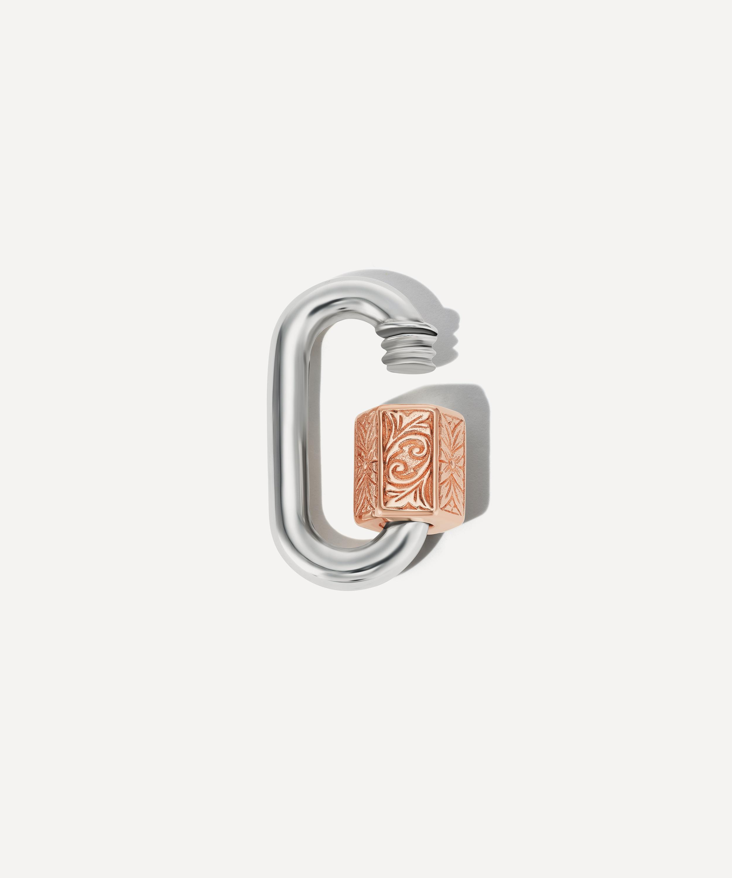 Marla Aaron - Mixed Metal Embossed Chubby Medium Lock image number 2