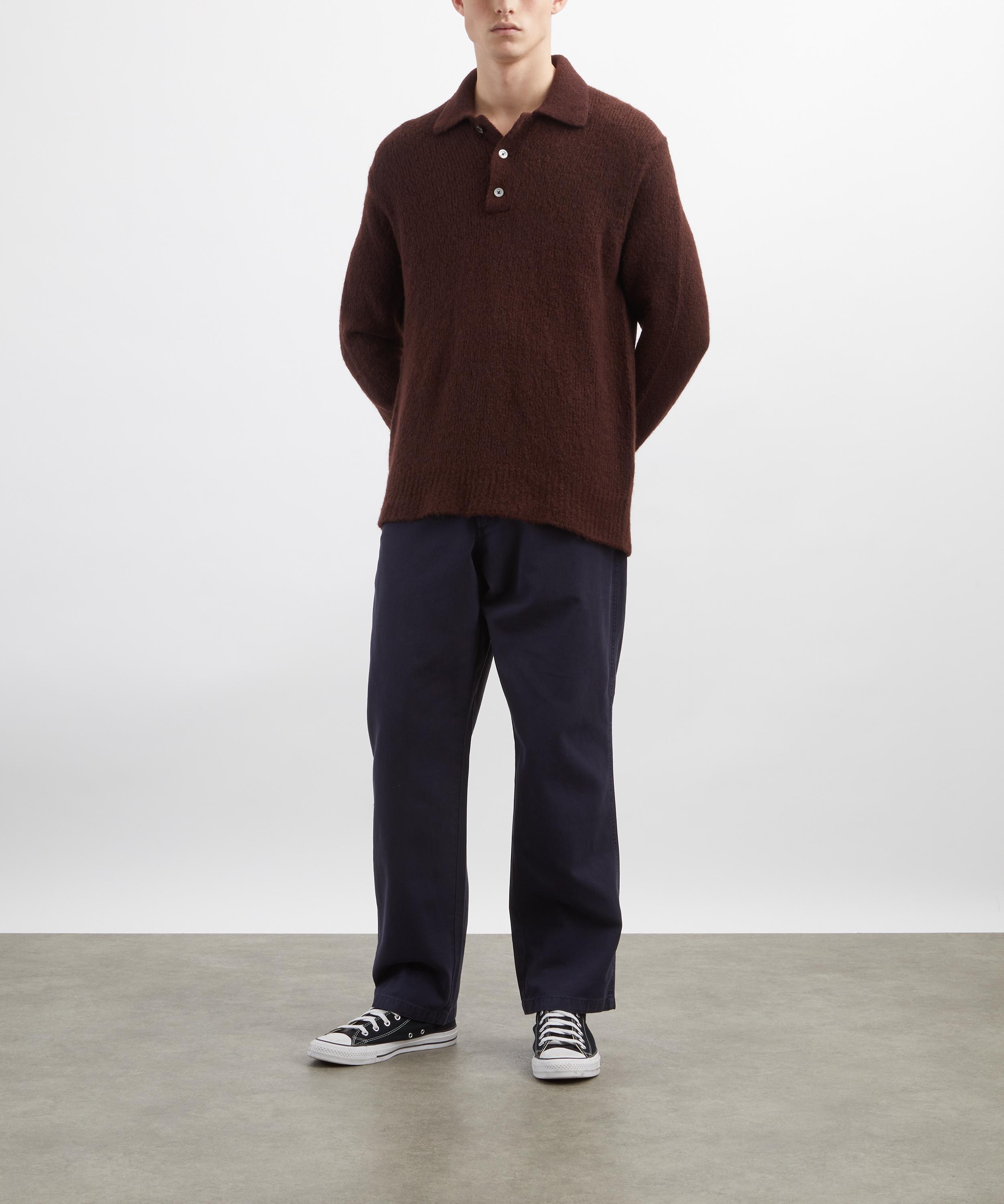 Norse Projects - Rasmus Relaxed Brushed Polo Jumper image number 1