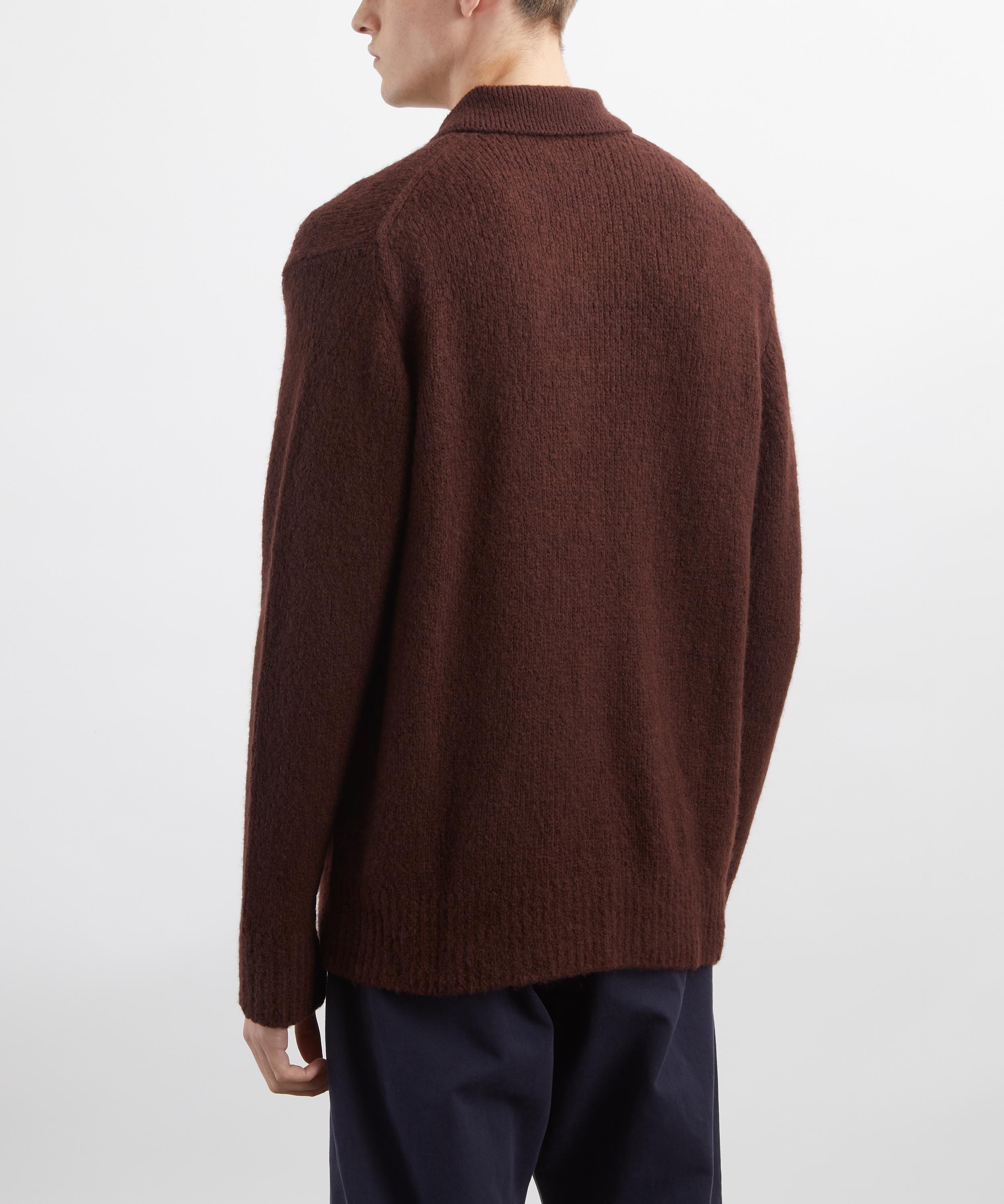 Norse Projects - Rasmus Relaxed Brushed Polo Jumper image number 3