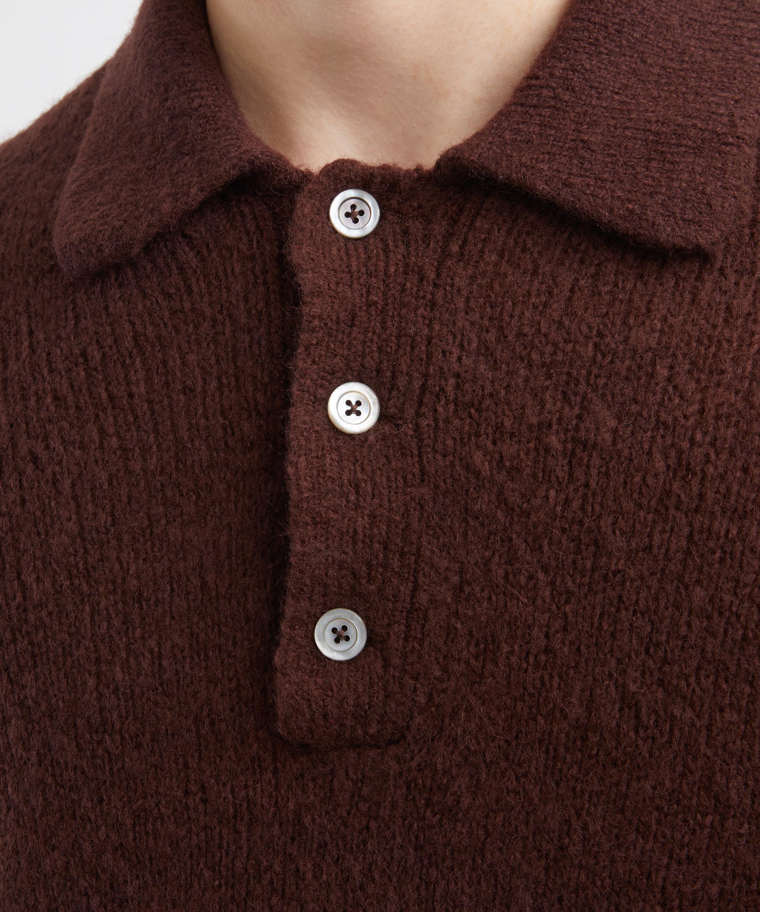 Norse Projects - Rasmus Relaxed Brushed Polo Jumper image number 4