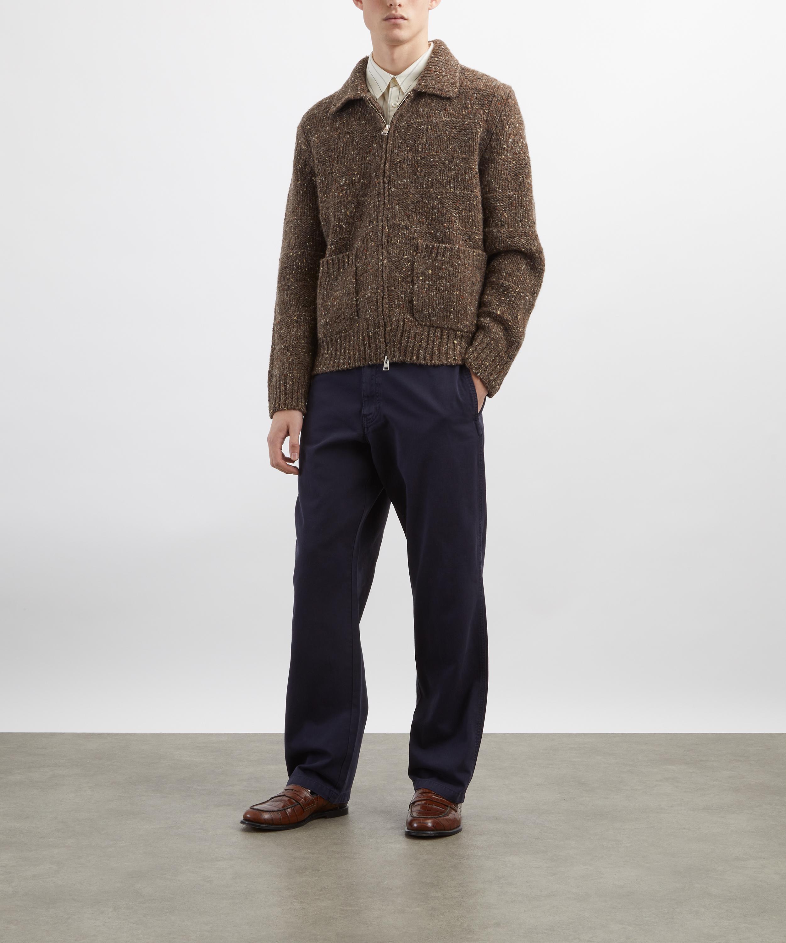 Norse Projects - Erik Donegal Diamond Knitted Jacket image number 1