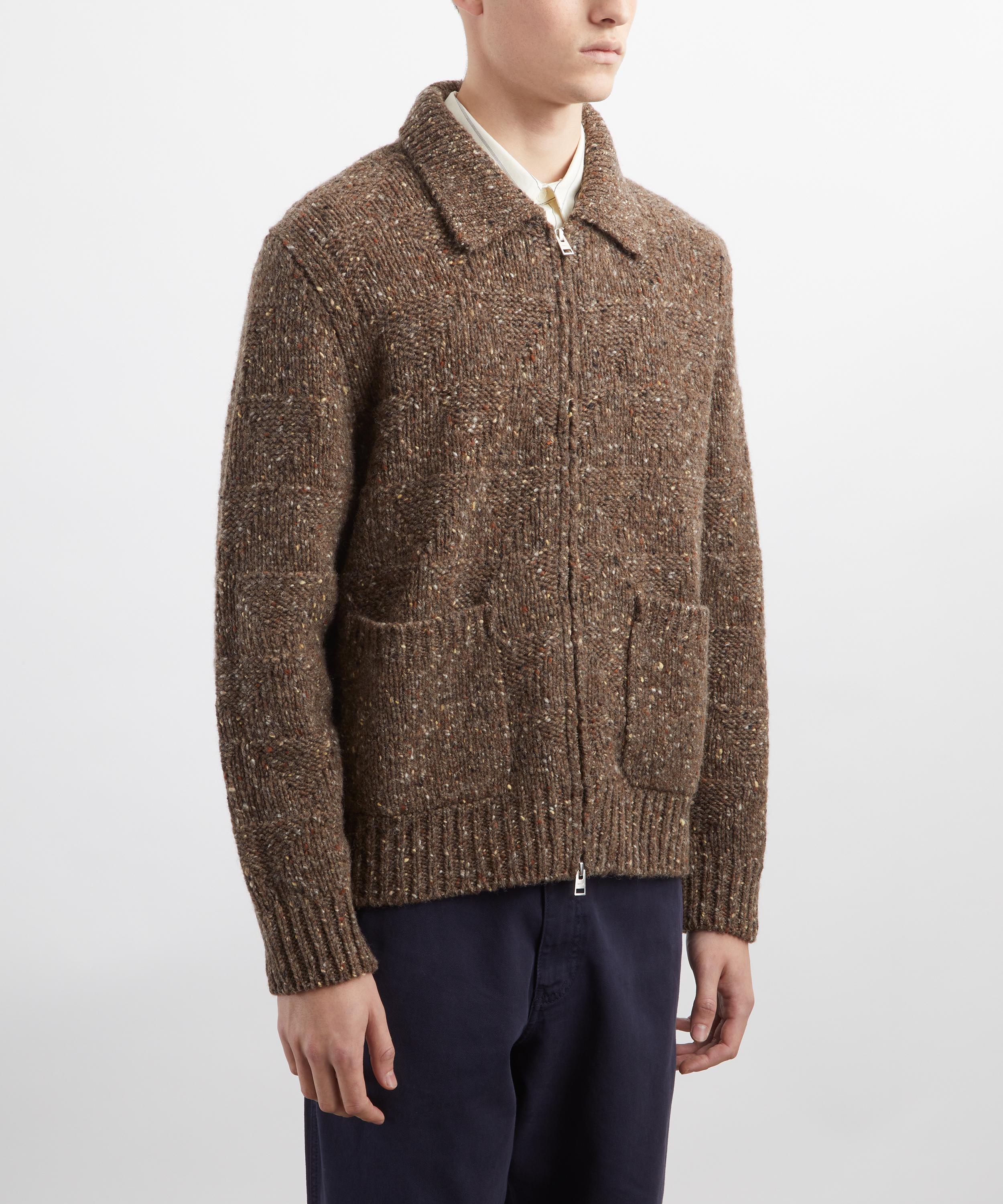 Norse Projects - Erik Donegal Diamond Knitted Jacket image number 2
