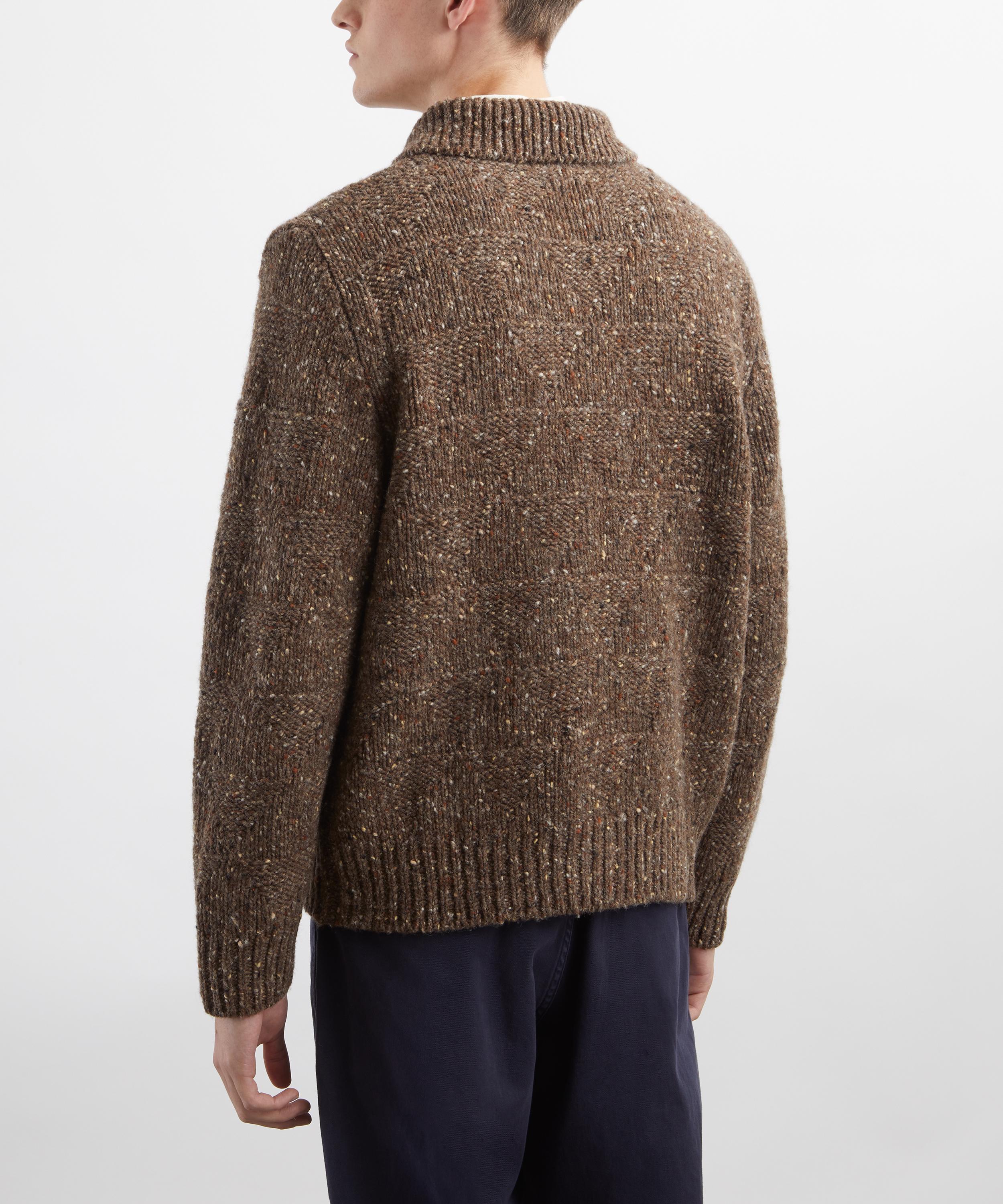 Norse Projects - Erik Donegal Diamond Knitted Jacket image number 3