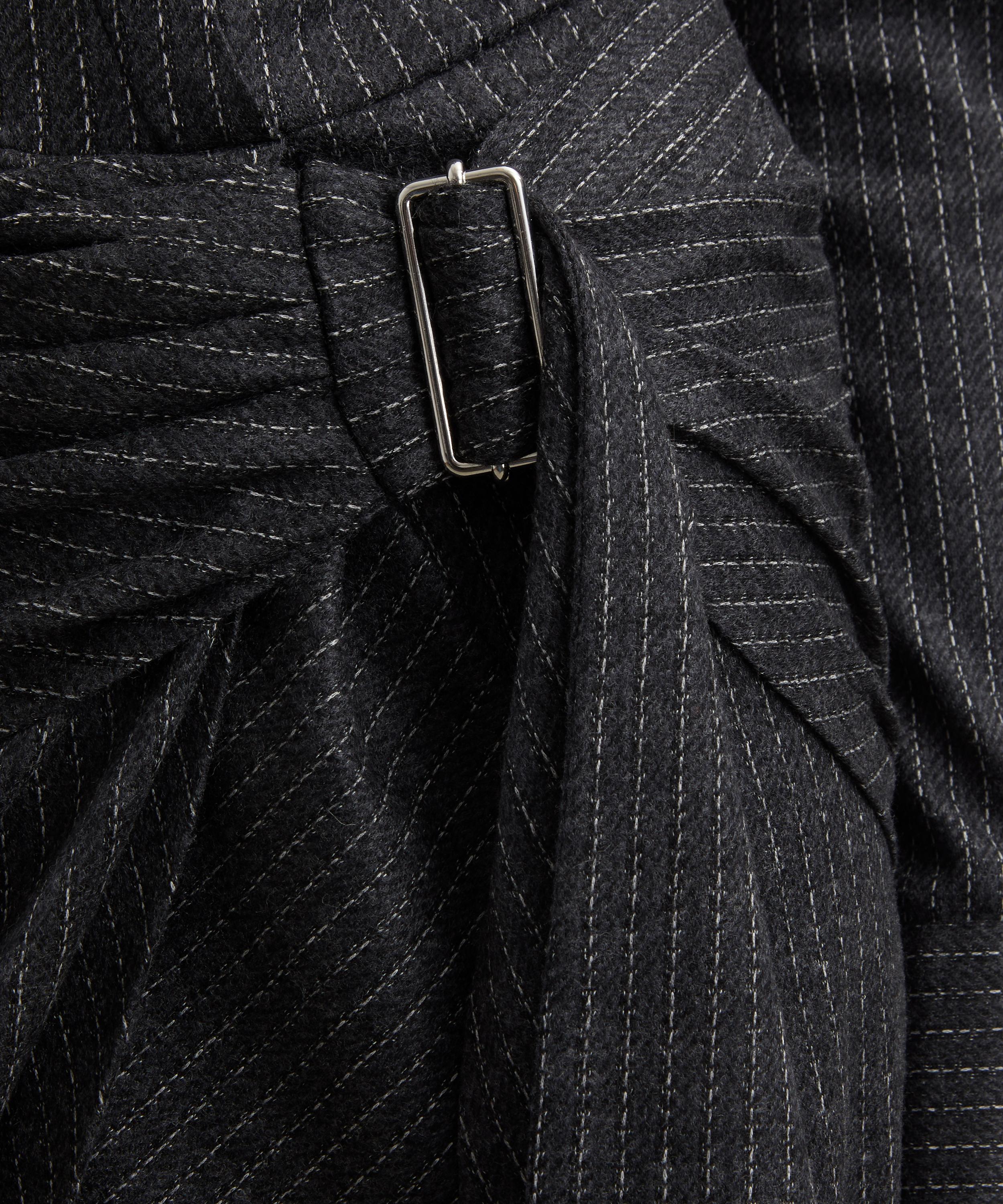 Isabel Marant - Rosalie Draped Pinstripe Midi Dress image number 4