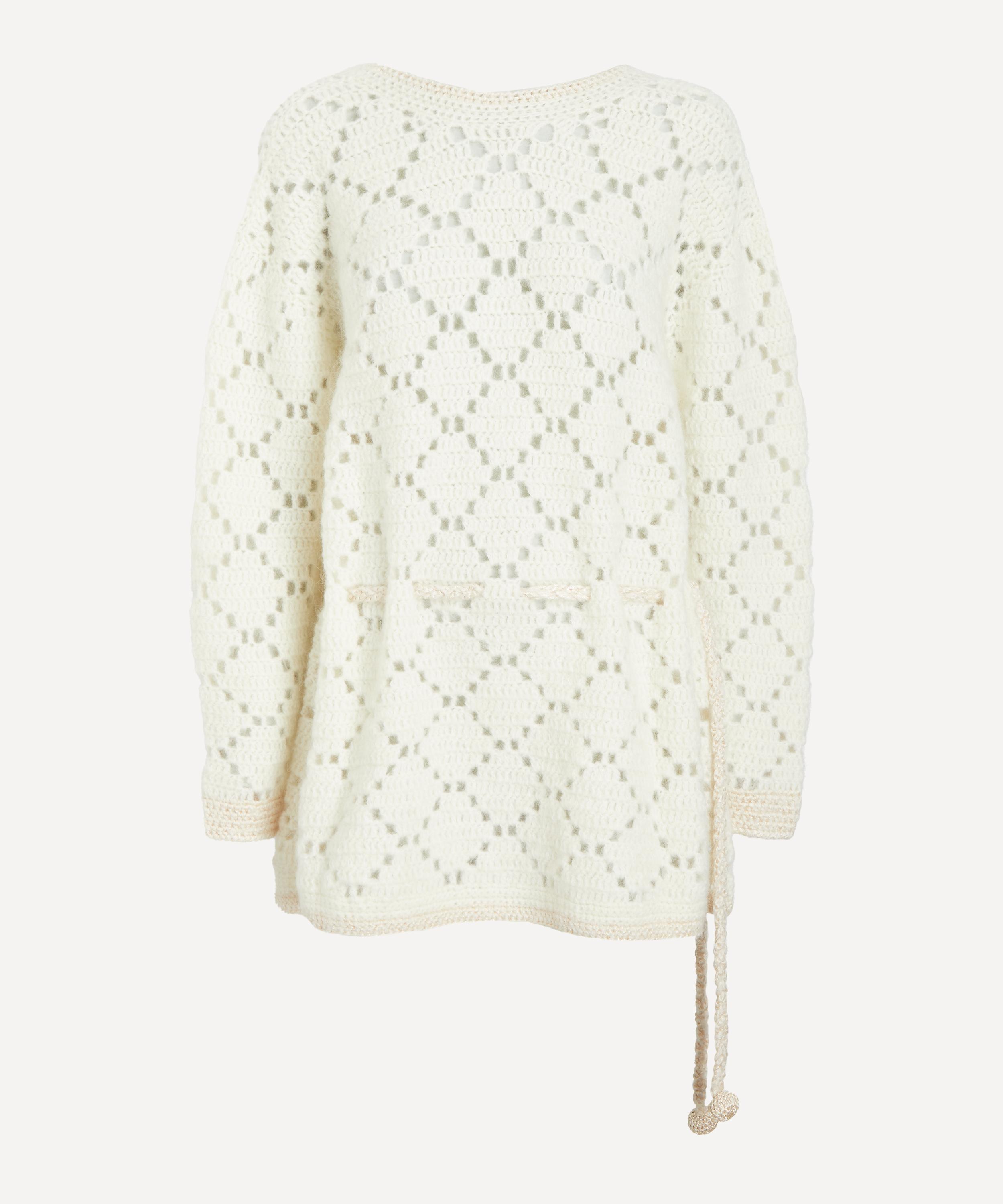 Isabel Marant - Merida Wool-Mohair Crochet Dress image number 0