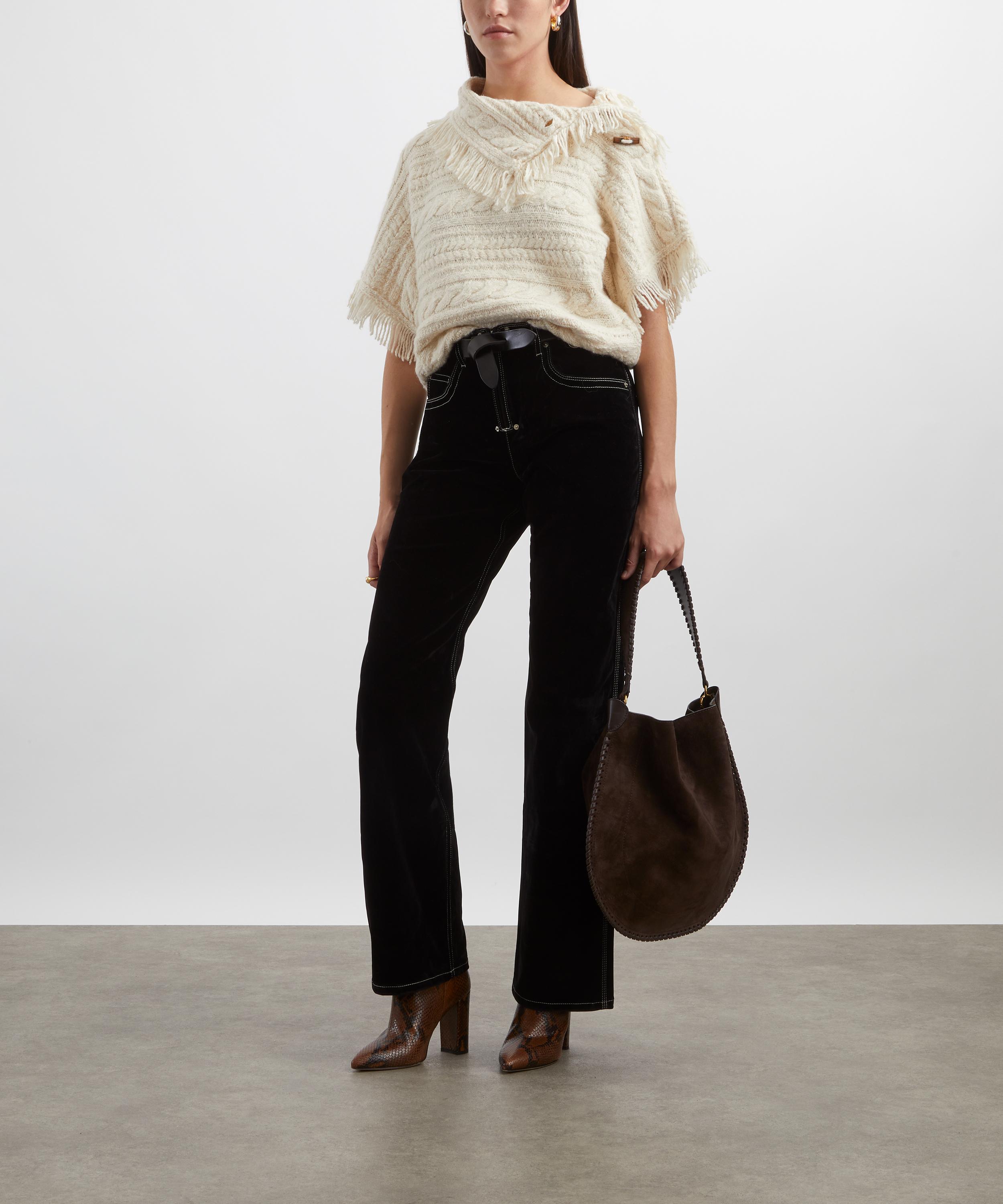 Isabel Marant - Stelyna Wide-Leg Velvet Jeans image number 1