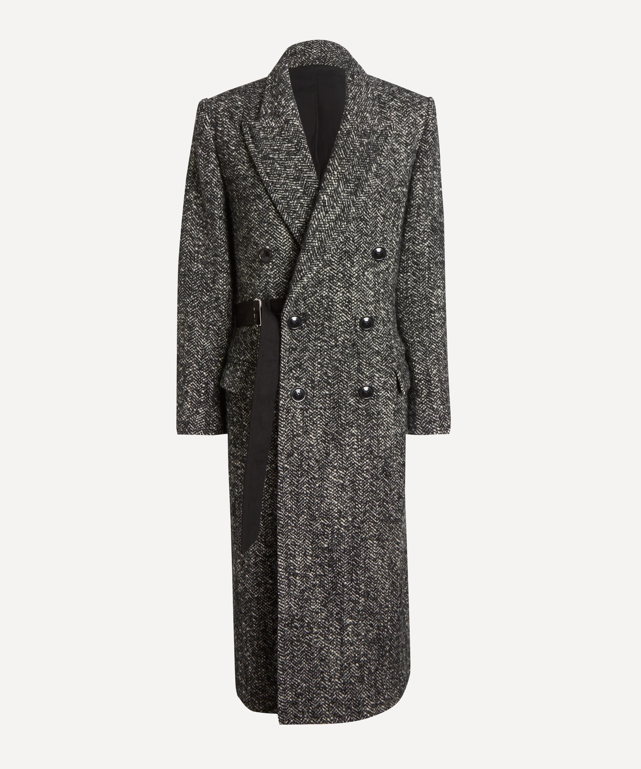Isabel Marant - Ebyane Chevron Tweed Coat