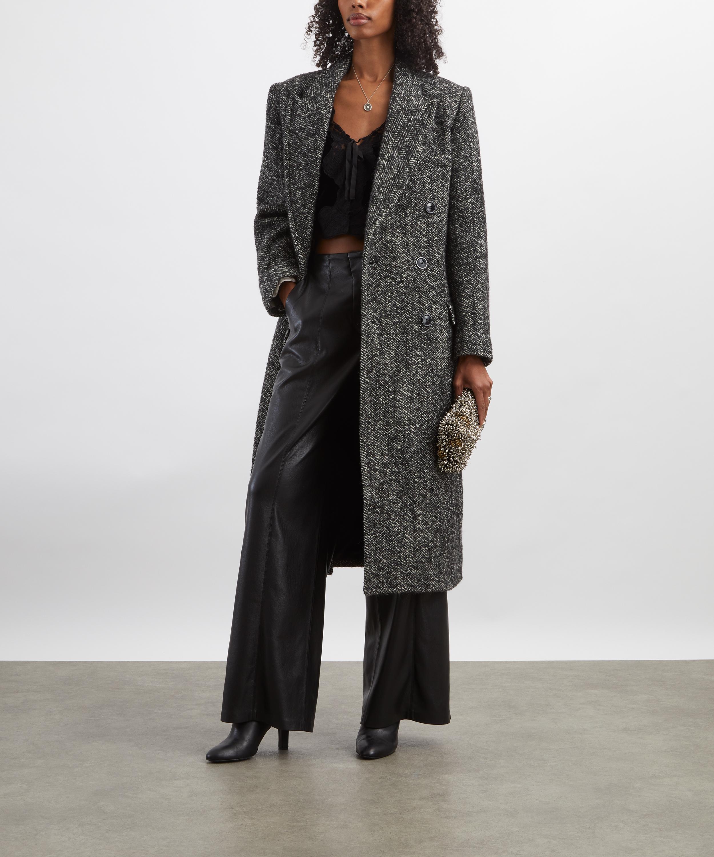 Isabel Marant - Ebyane Chevron Tweed Coat image number 1