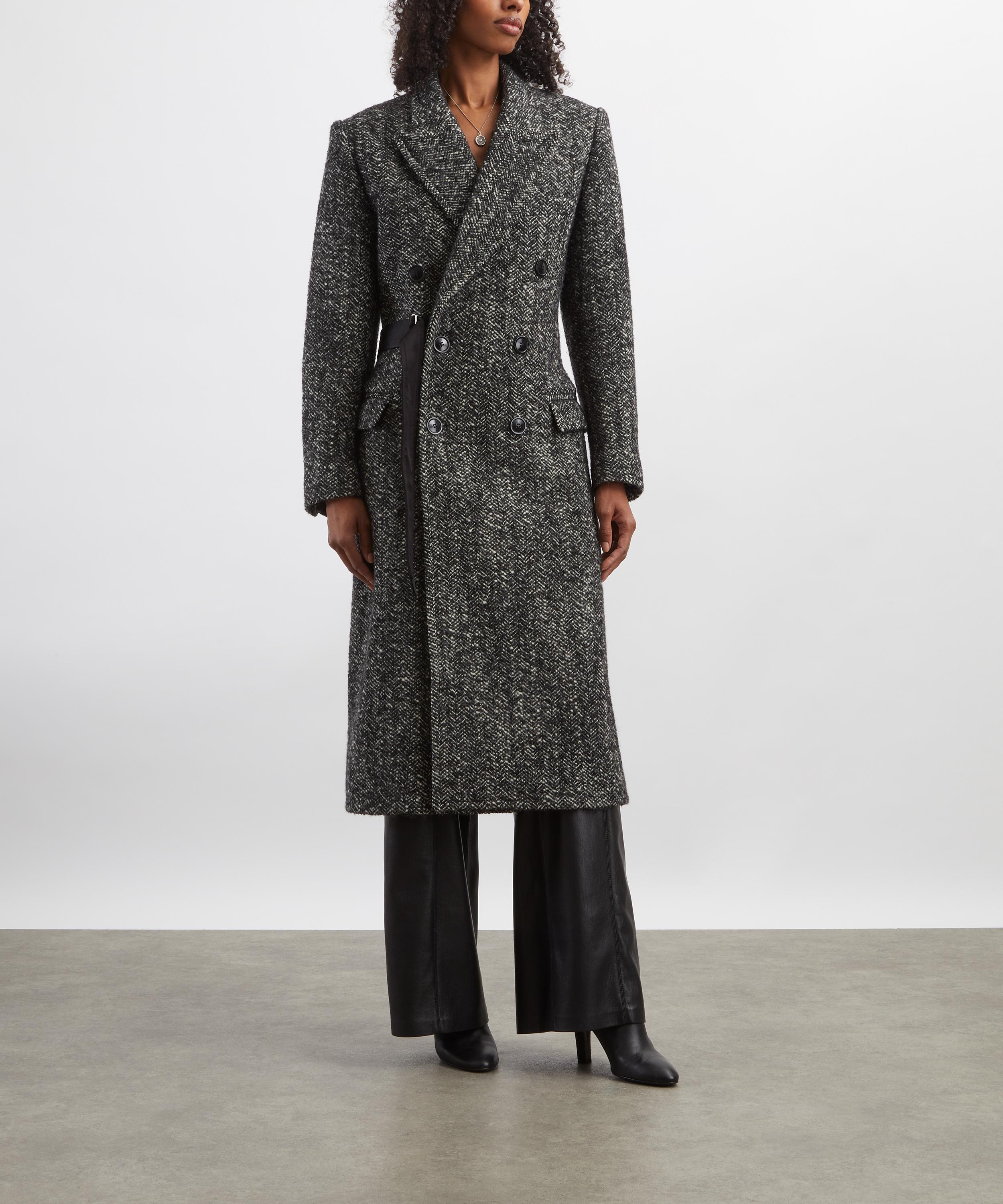 Isabel Marant - Ebyane Chevron Tweed Coat image number 2