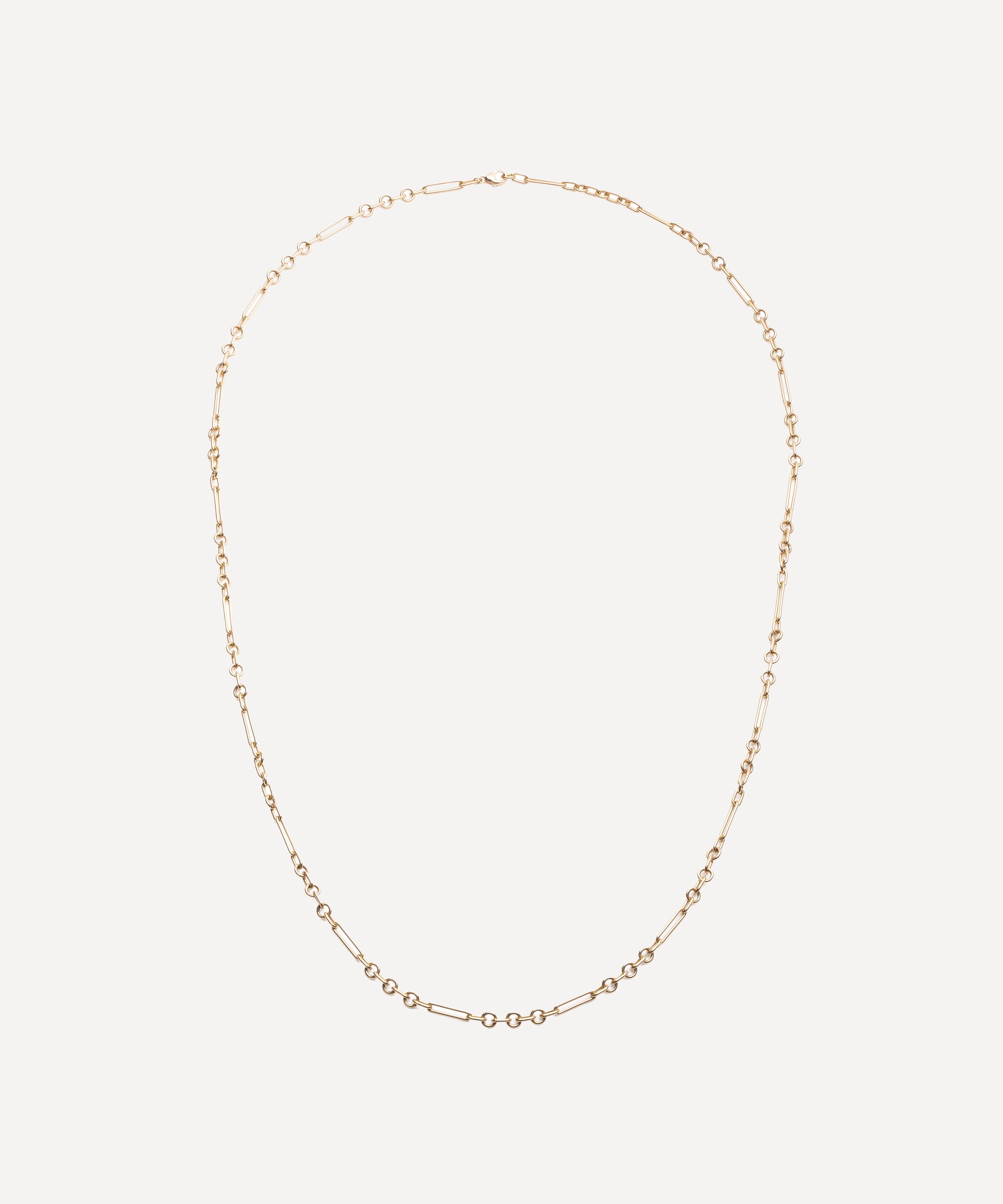 FoundRae - 18ct Gold Small Mixed Clip Chain Necklace