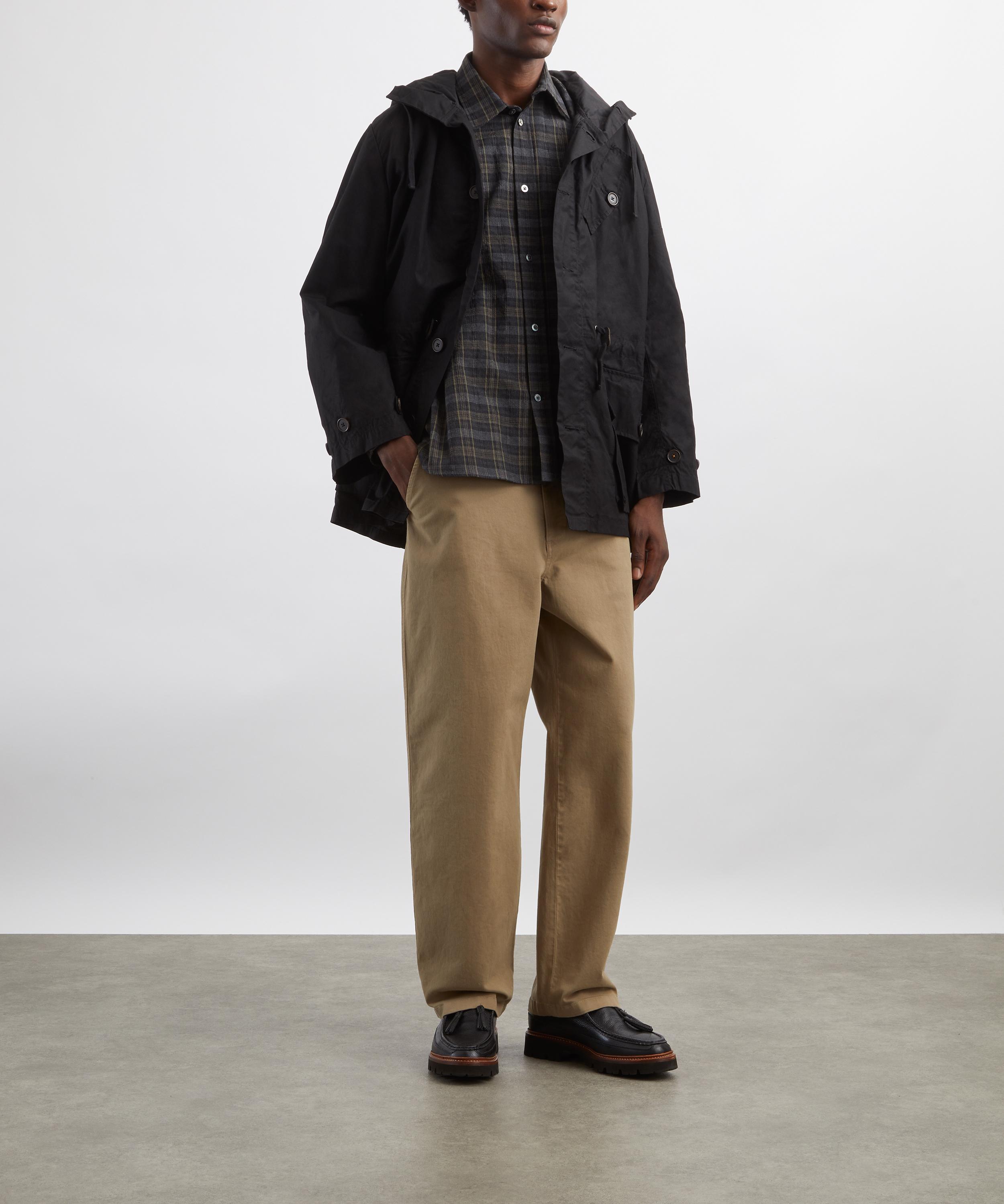 Universal Works - Scottish Wax Boston Parka Jacket image number 1