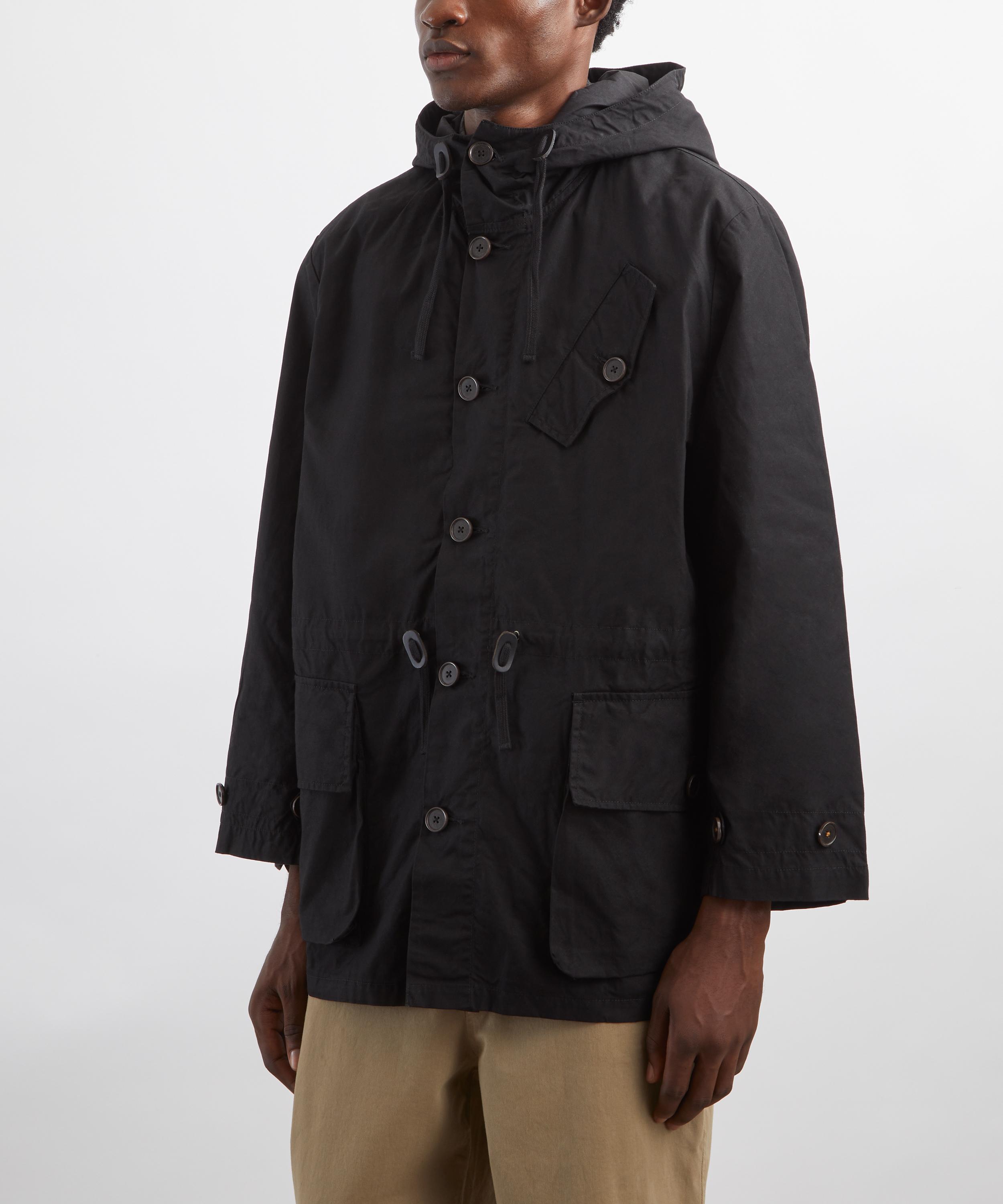 Universal Works - Scottish Wax Boston Parka Jacket image number 2