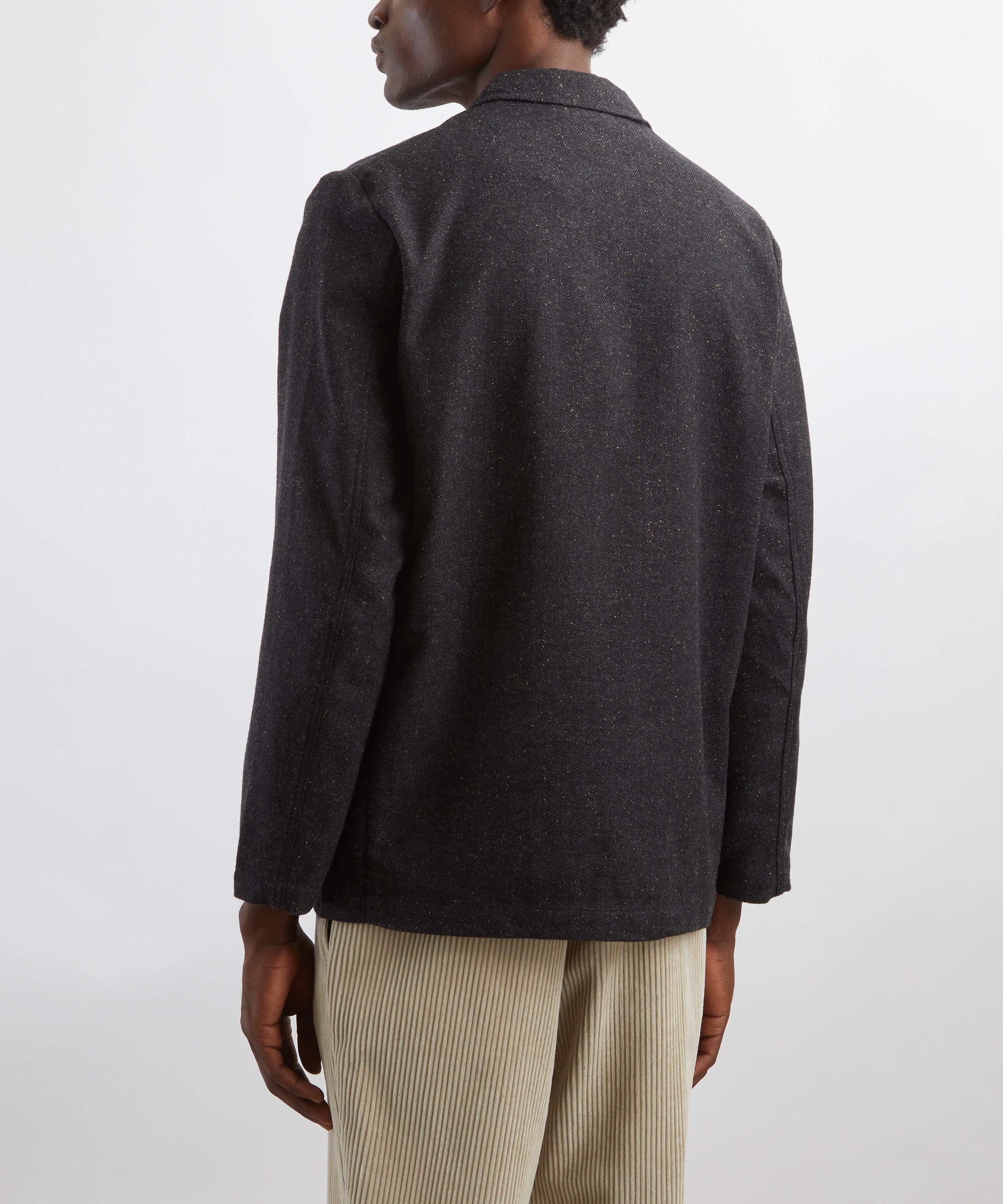 Universal Works -  Salt N Pepper Tweed Station Jacket image number 3