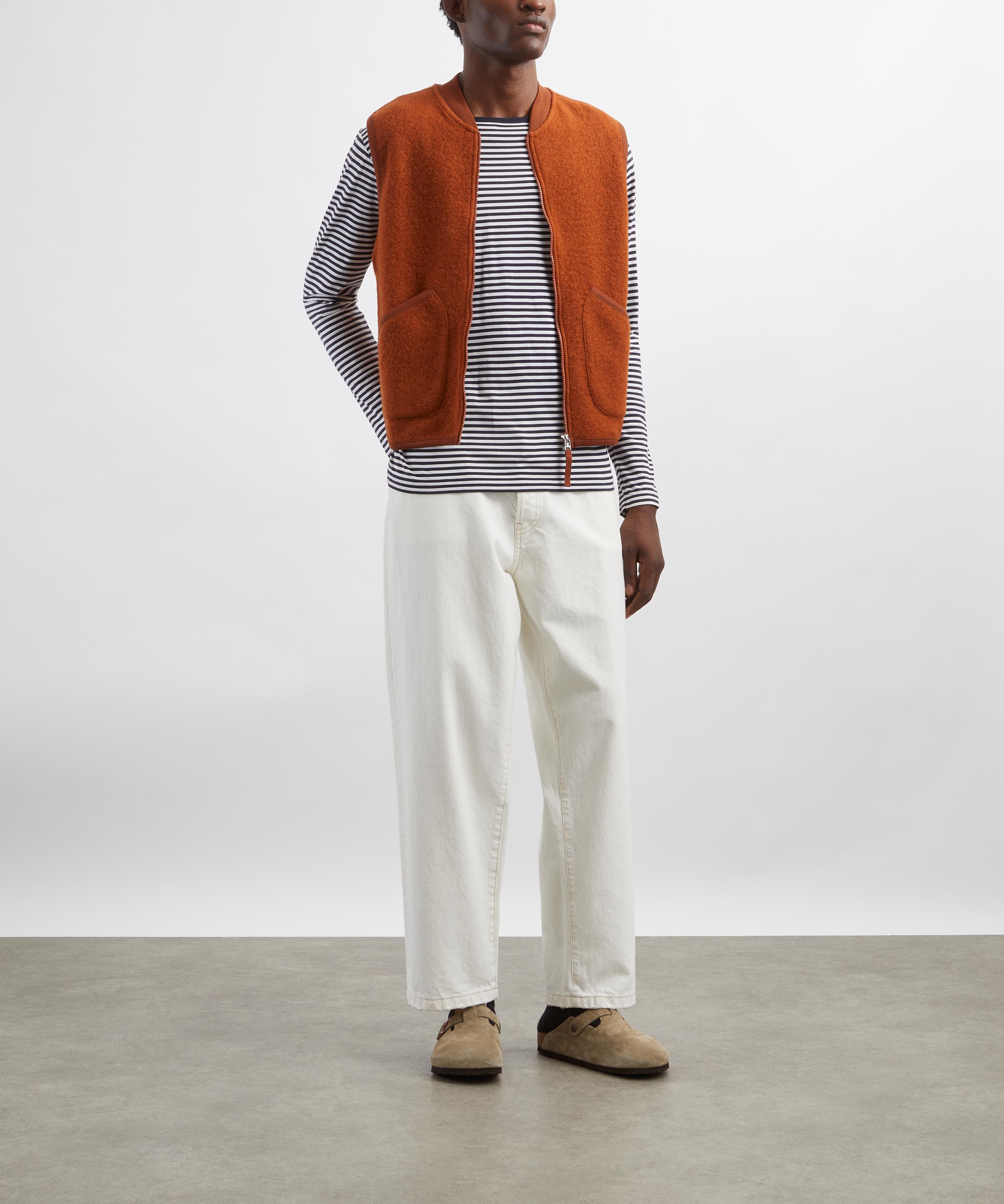 Universal Works - Wool Fleece Zip Waistcoat image number 1
