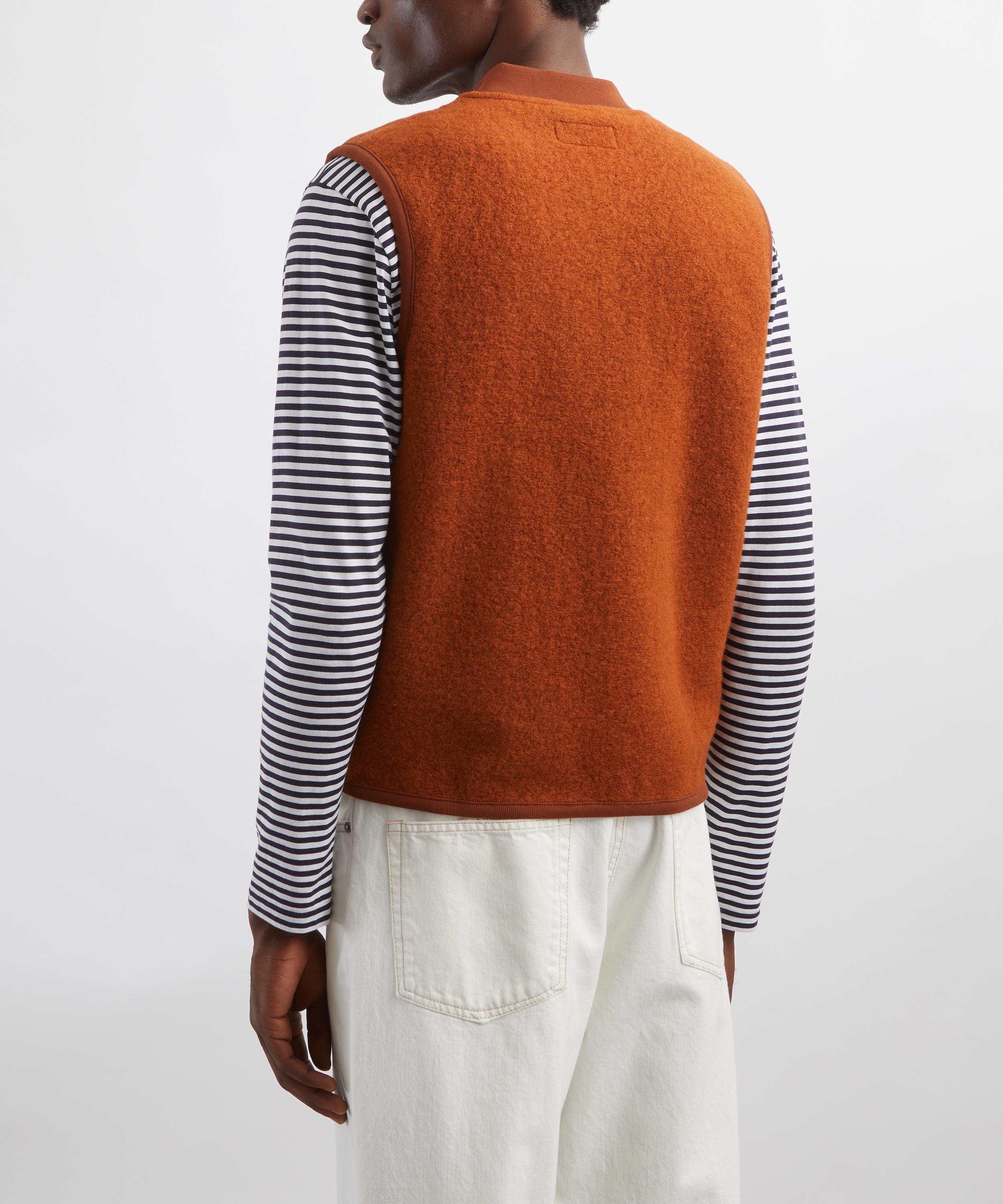 Universal Works - Wool Fleece Zip Waistcoat image number 3