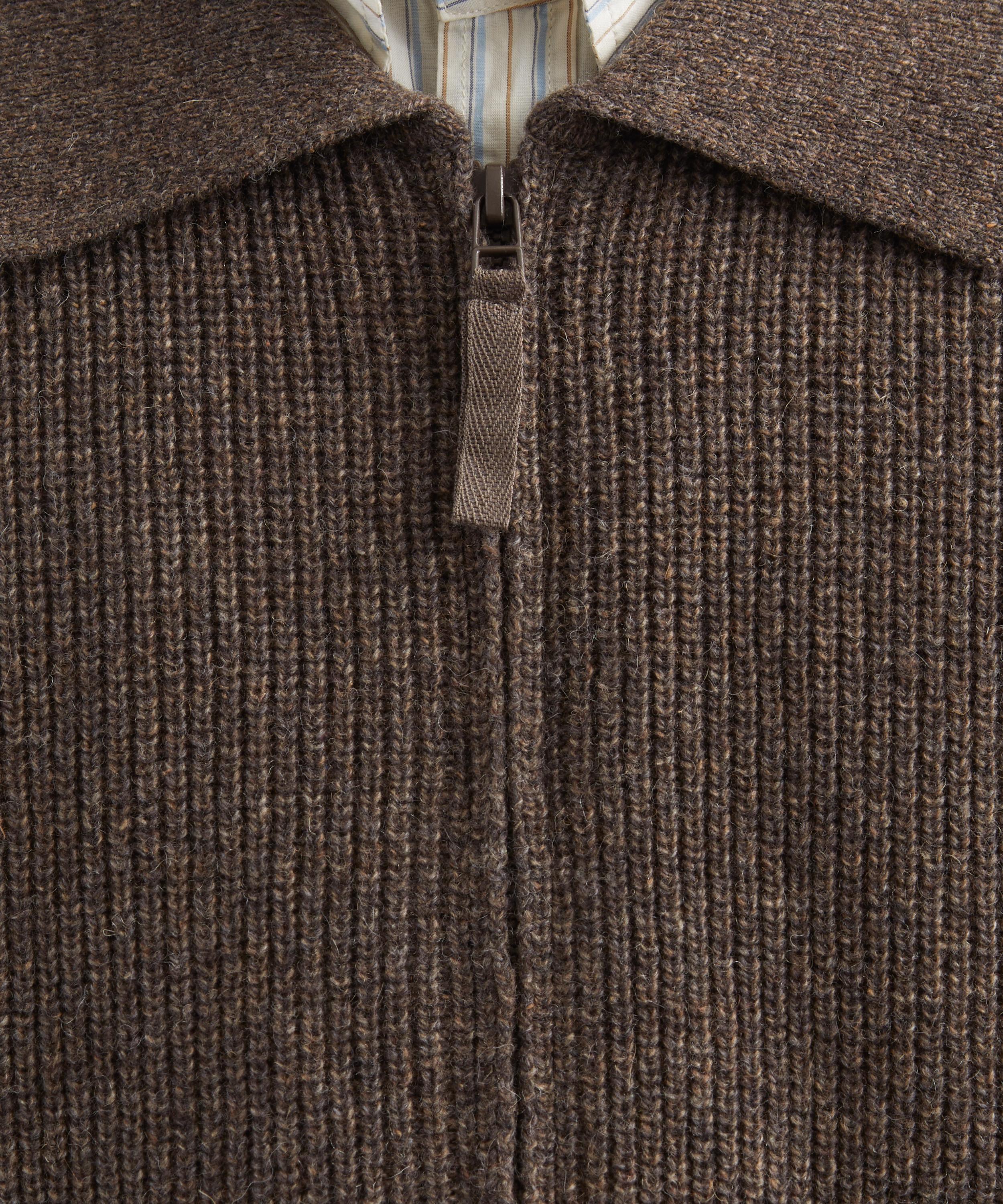 Universal Works - Eco Wool Zip Cardigan image number 4