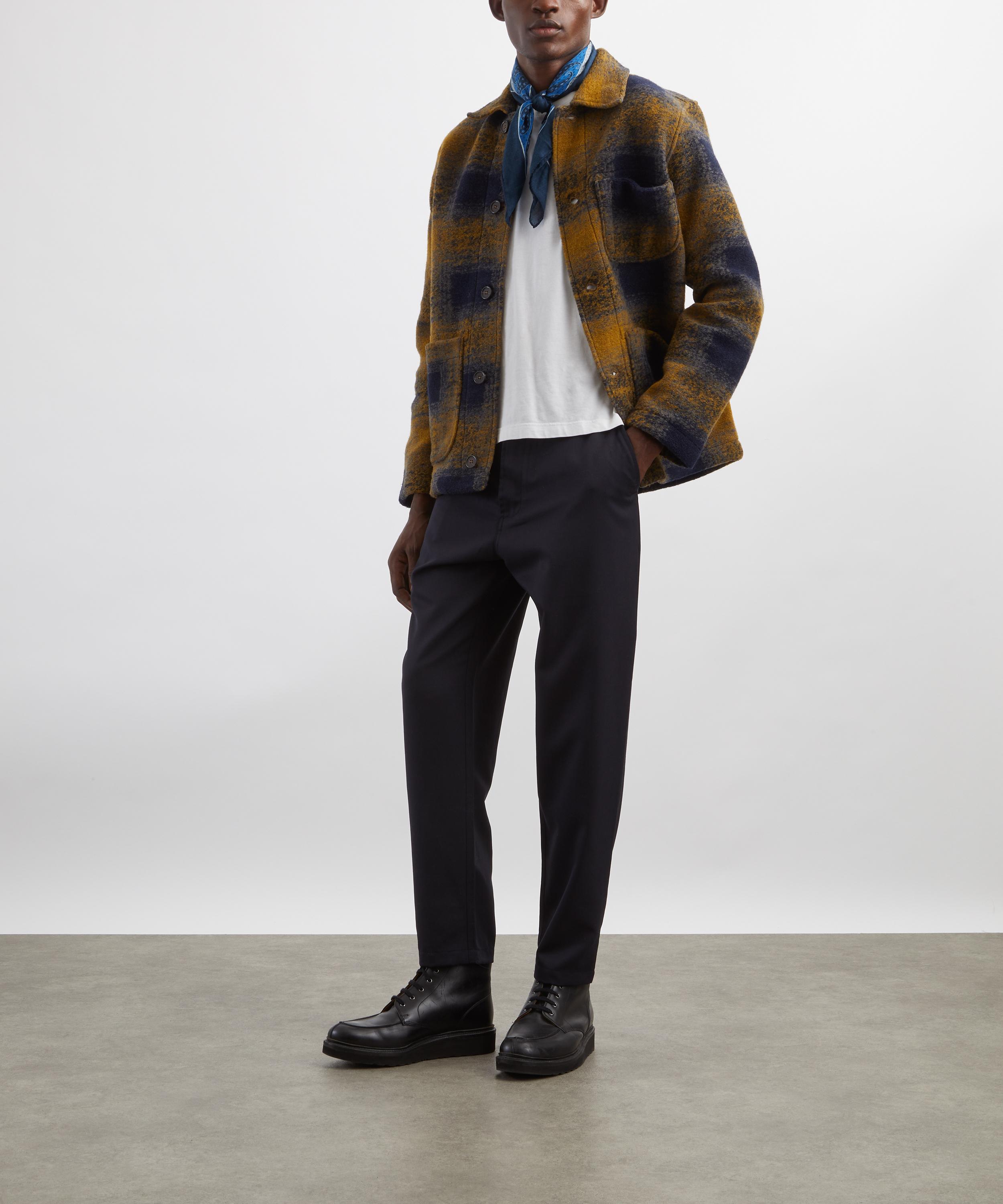 Universal Works - Techno Melton Check Field Jacket image number 1