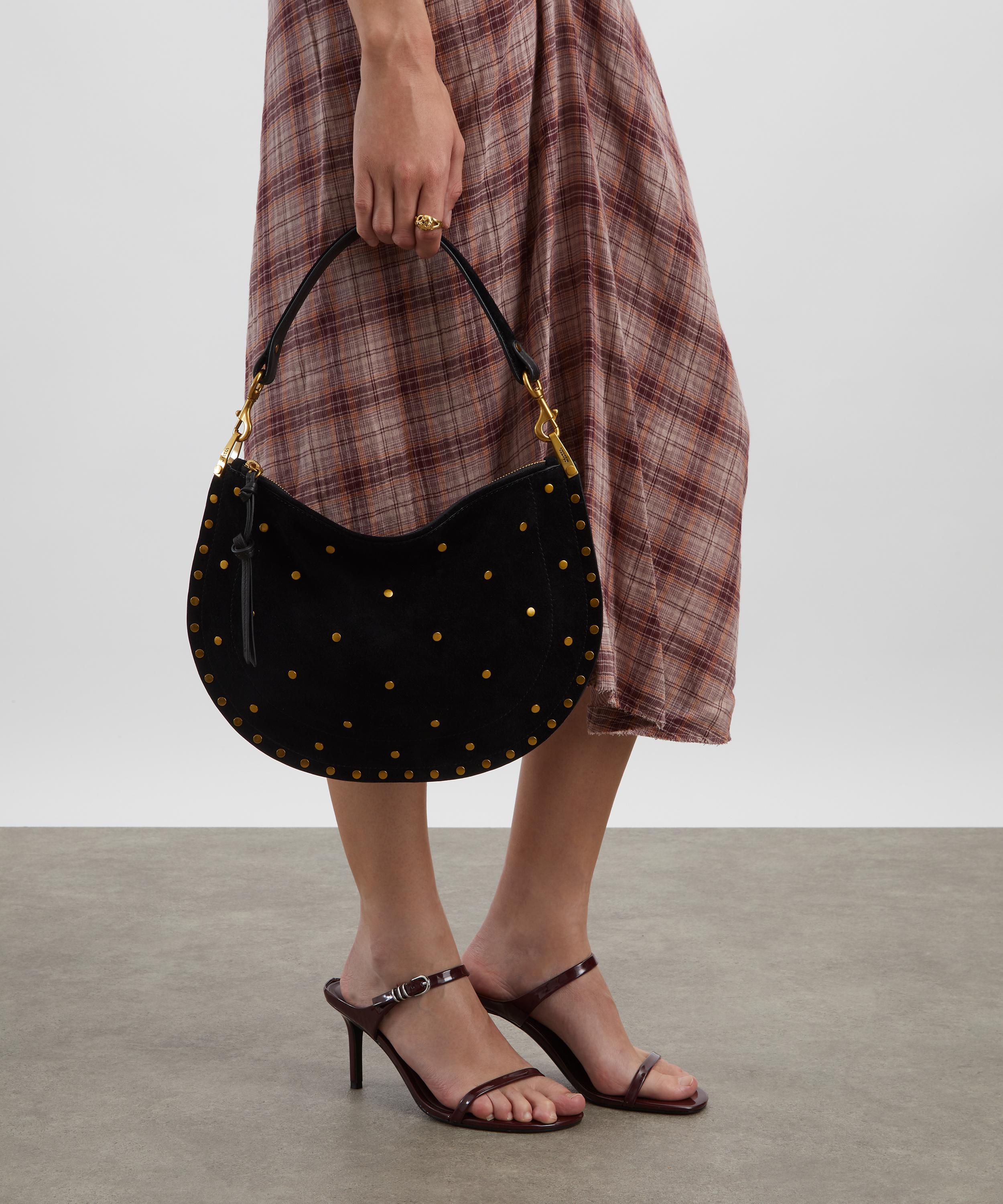 Isabel Marant - Oksan Soft Zip Suede Crossbody Bag image number 0